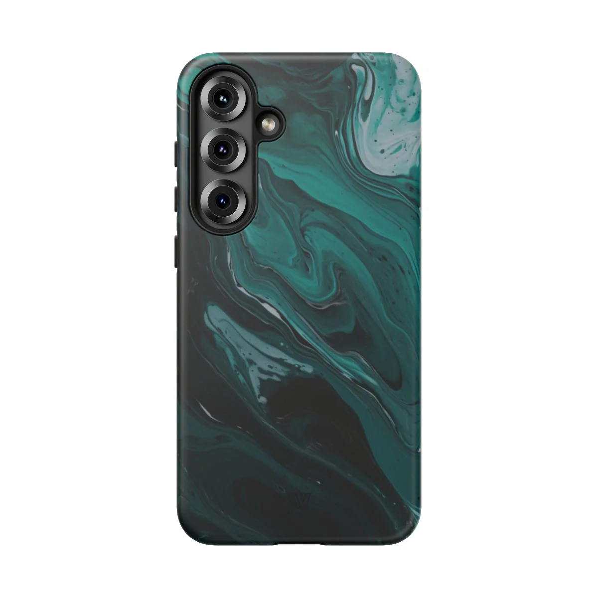 TEAL PAINT SWIRL | Tough Phone Case - Image 85