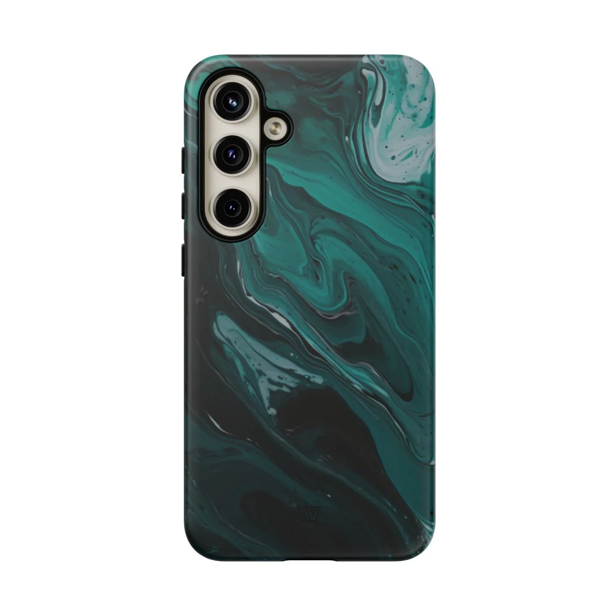 TEAL PAINT SWIRL | Tough Phone Case - Image 91