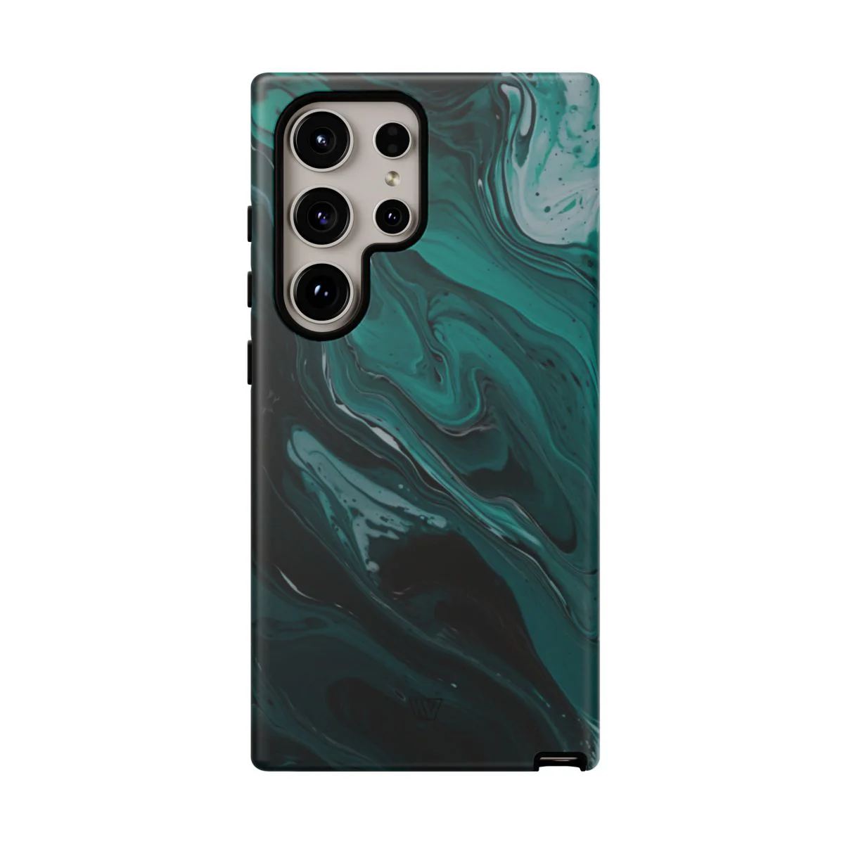 TEAL PAINT SWIRL | Tough Phone Case - Image 93
