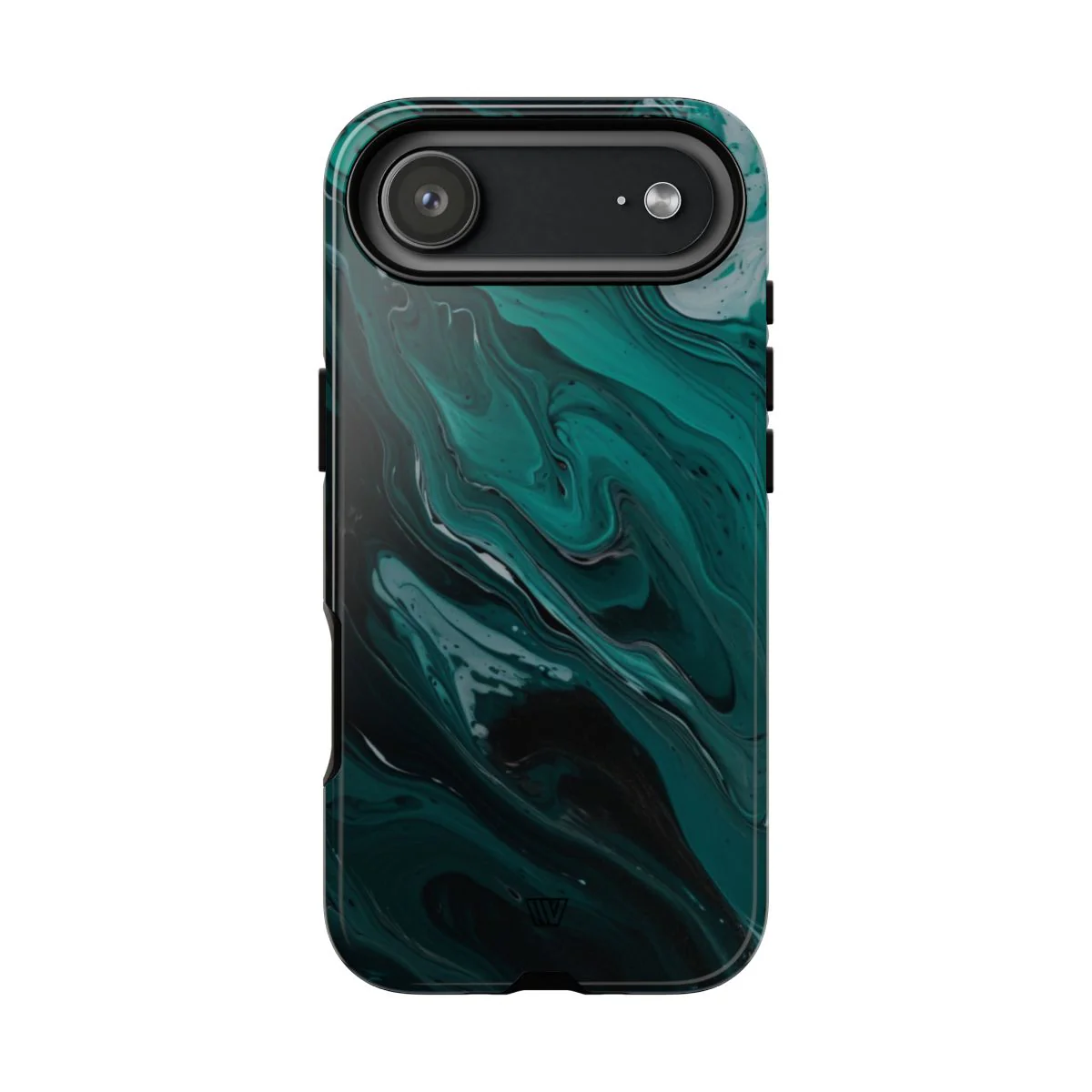 TEAL PAINT SWIRL | Tough Phone Case - Image 96