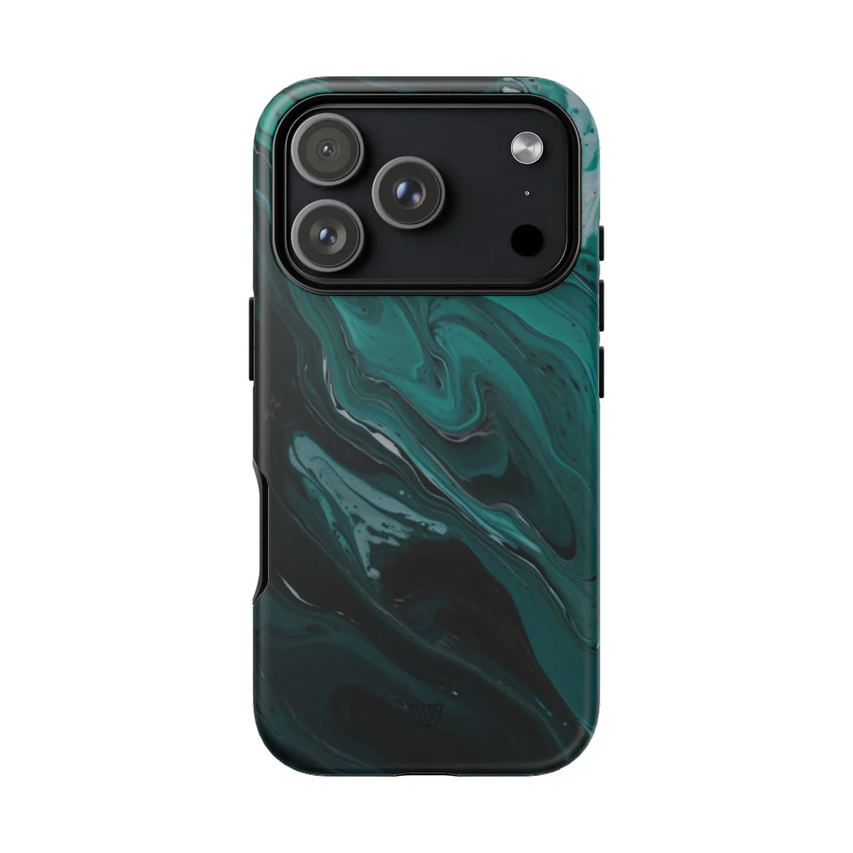 TEAL PAINT SWIRL | Tough Phone Case - Image 99