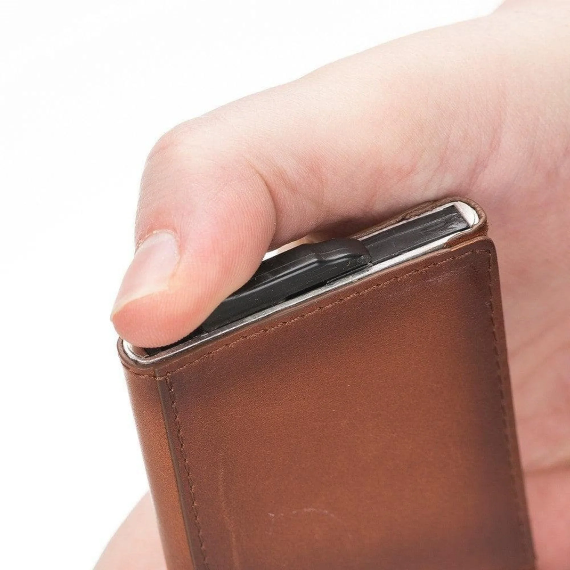 Telluride Leather Popup Cardholder for Men and Women - Image 3