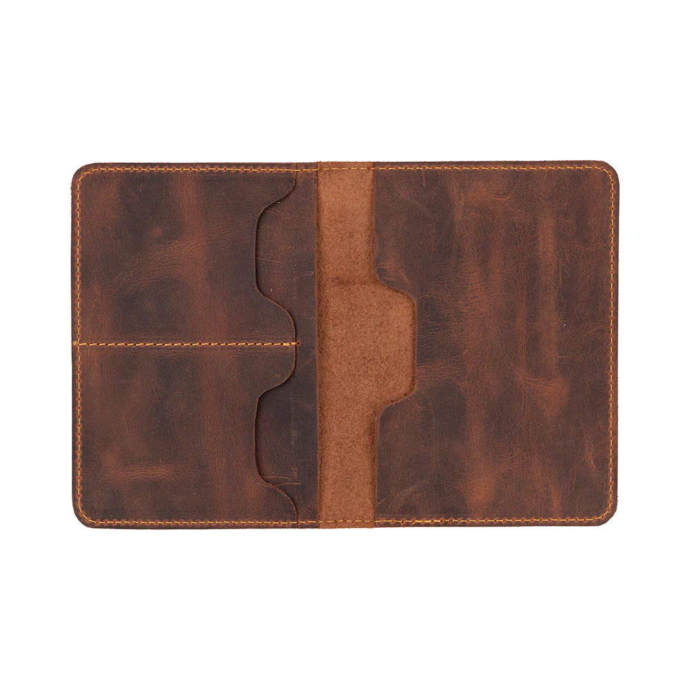 Tempe Genuine Leather Passport Holder - Handcrafted Travel Document Organizer - Image 6