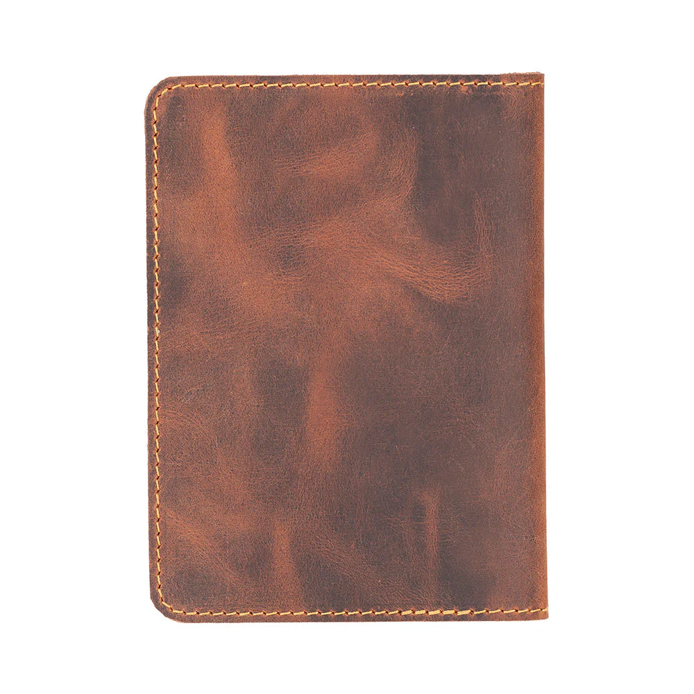 Tempe Genuine Leather Passport Holder - Handcrafted Travel Document Organizer - Image 7