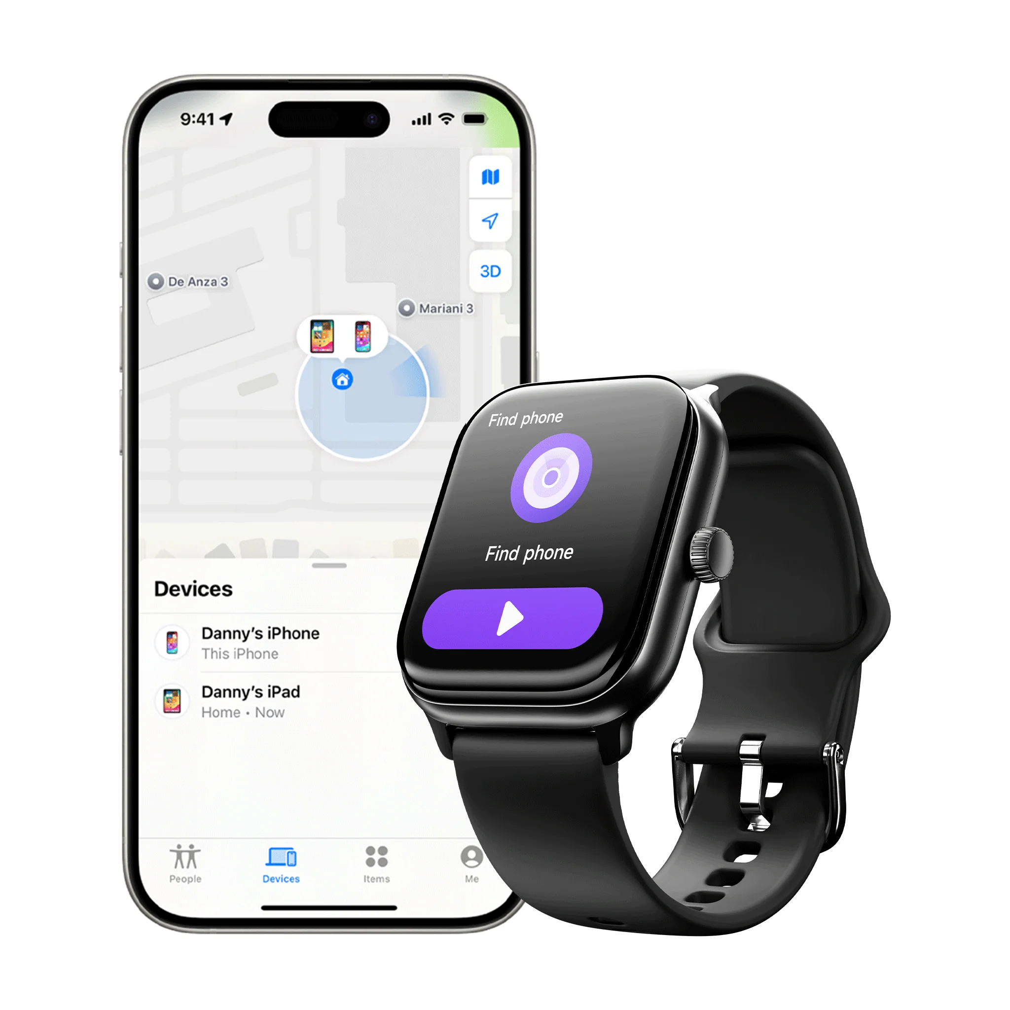 Tempo Smartwatch with Bluetooth Calling - Midnight Black - Image 5
