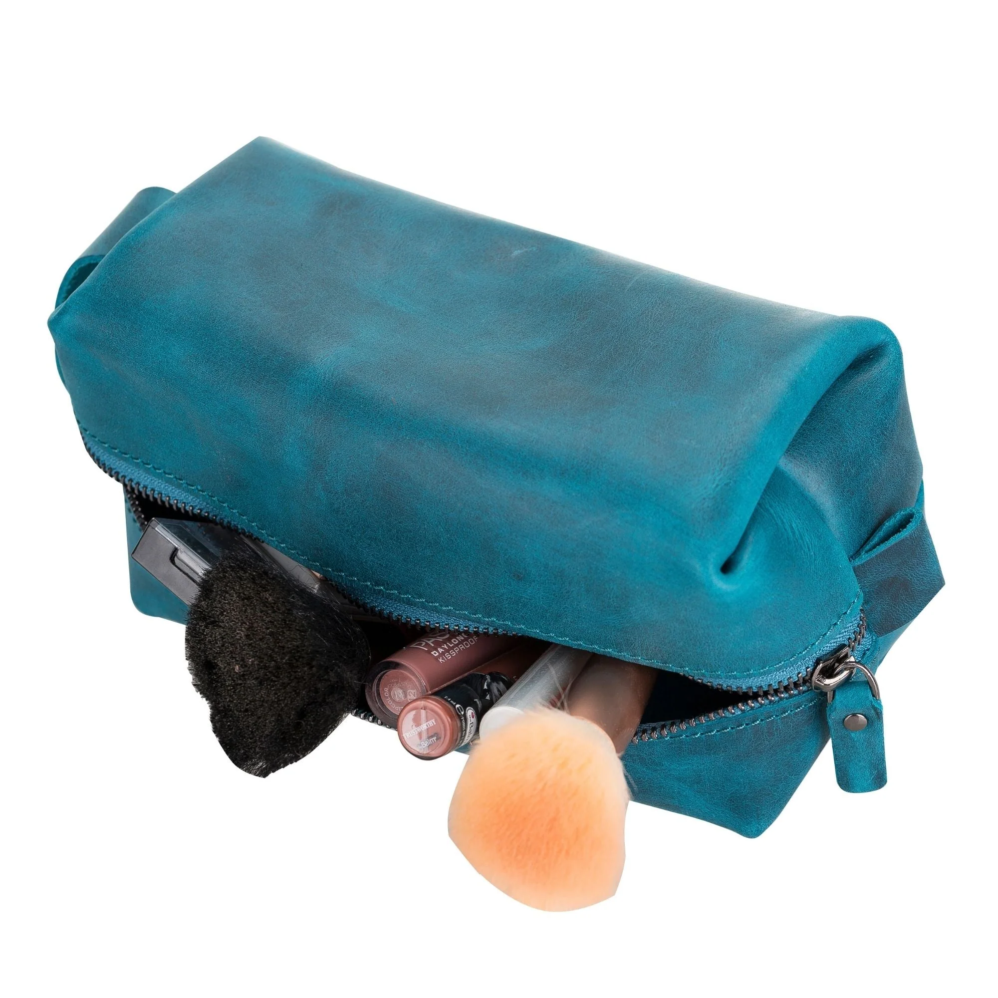 Thayne Cow Leather Makeup Bag for Women - Image 10