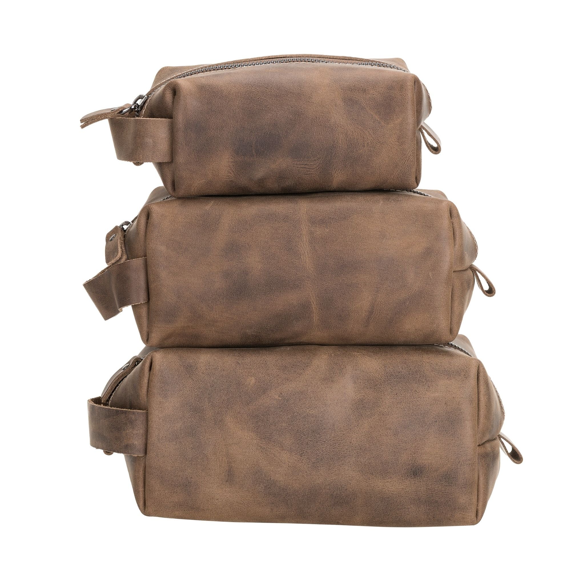 Thayne Cow Leather Makeup Bag for Women - Image 17