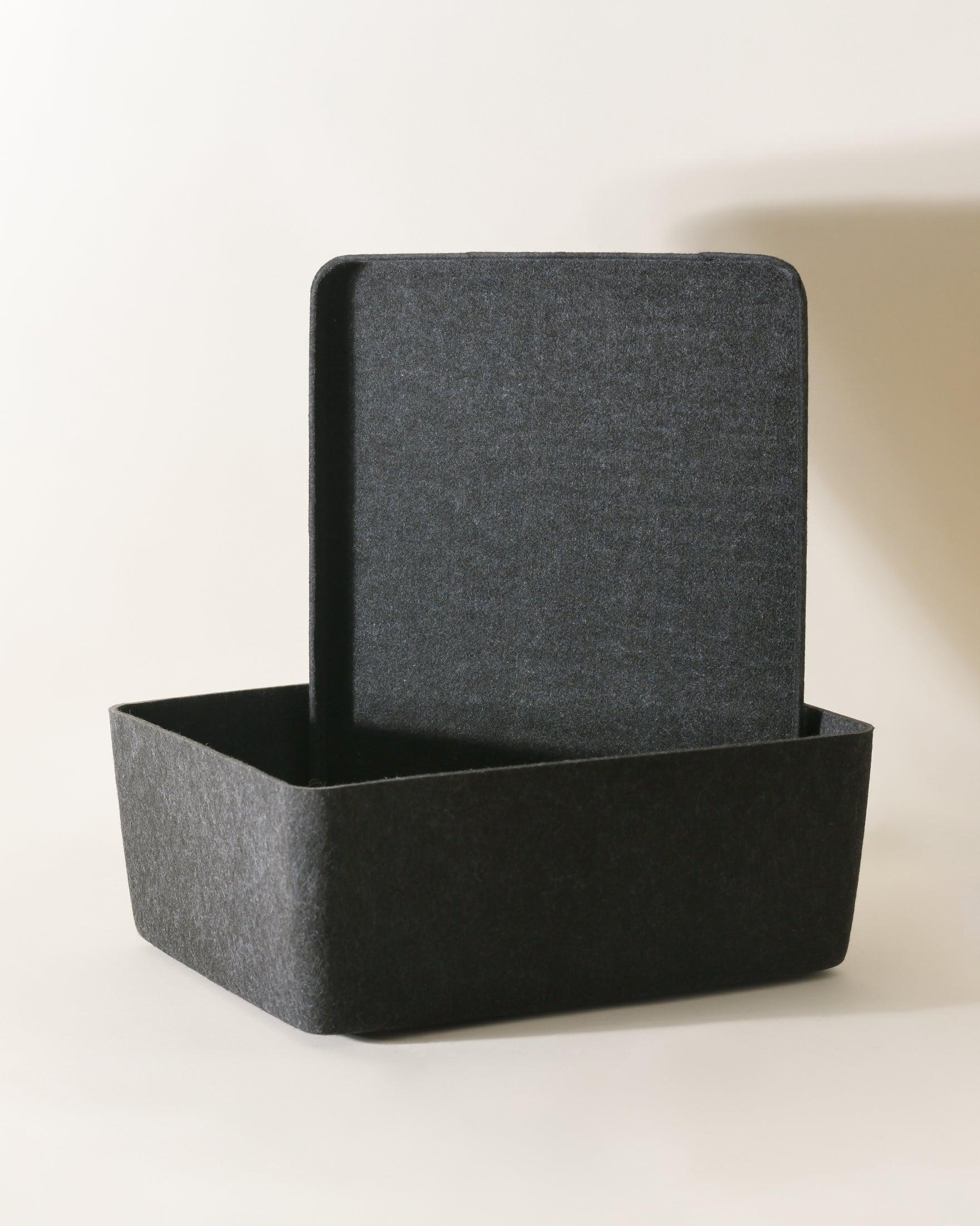 The Sculpted Bin - Large with Lid | Set of 3 - Image 8