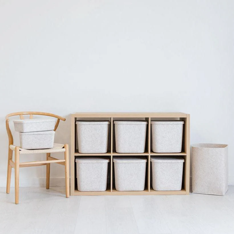 The Sculpted Bin - Original with Lid | Set of 3 - Image 2