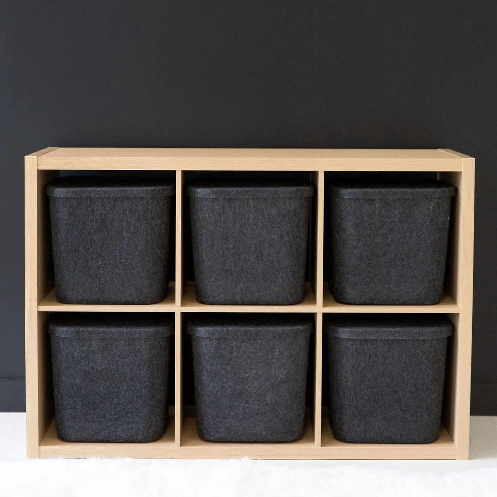 The Sculpted Bin - Original with Lid | Set of 3 - Image 5