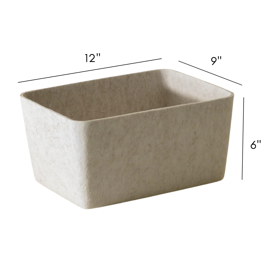 The Sculpted Bin - Wide with Lid | Set of 3 - Image 10
