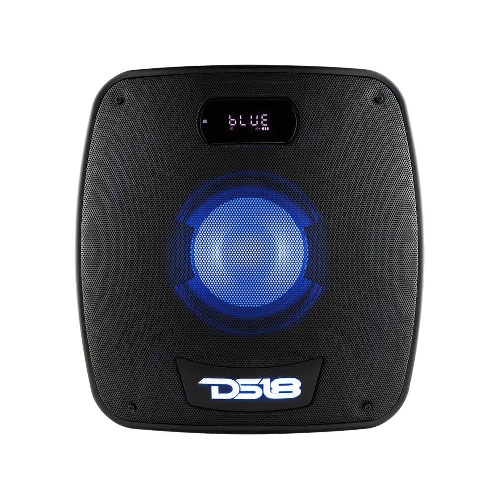 TLV 6.5" Amplified With Battery Self Powered Party Speaker With RGB LED Lights Bluetooth and TWS 200 Watts - Image 2