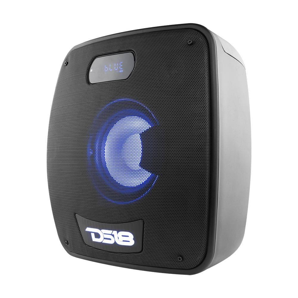 TLV 6.5" Amplified With Battery Self Powered Party Speaker With RGB LED Lights Bluetooth and TWS 200 Watts - Image 3