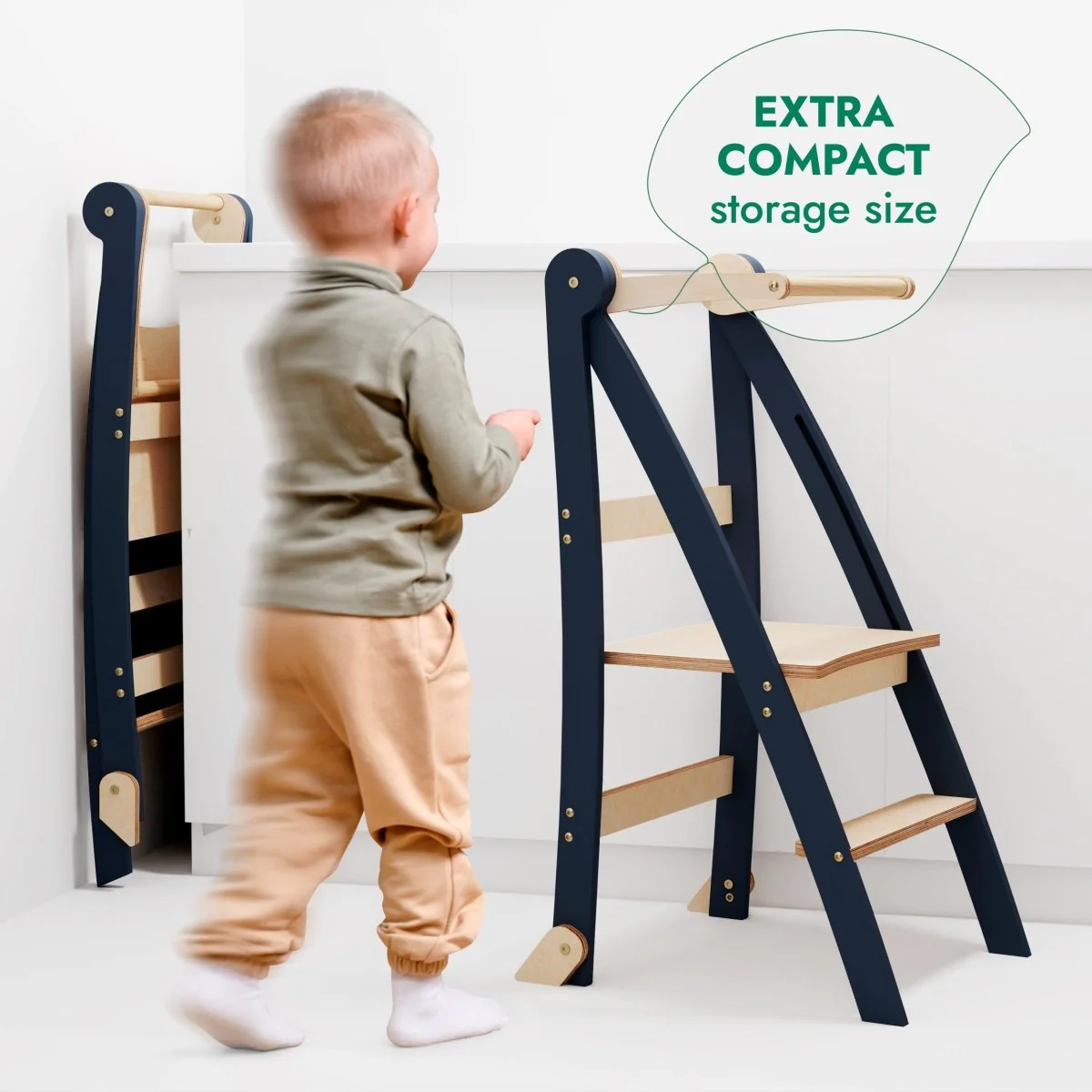 Toddler Tower: Step stool for Kids - Graphite - Image 9