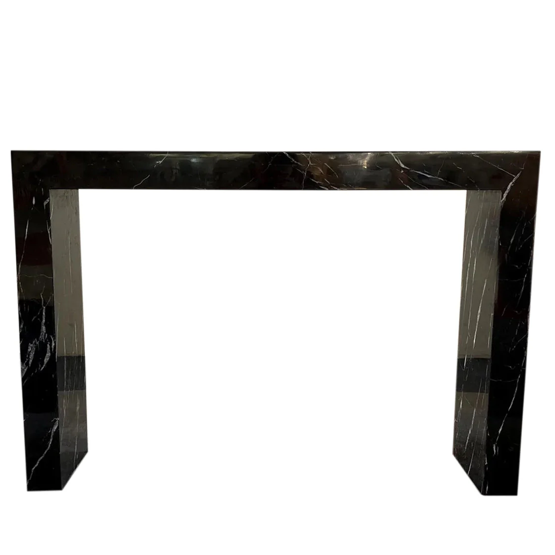 Toros Black Marble Rectangular Console Polished (W)12" (L)40" (H)30" - Image 9