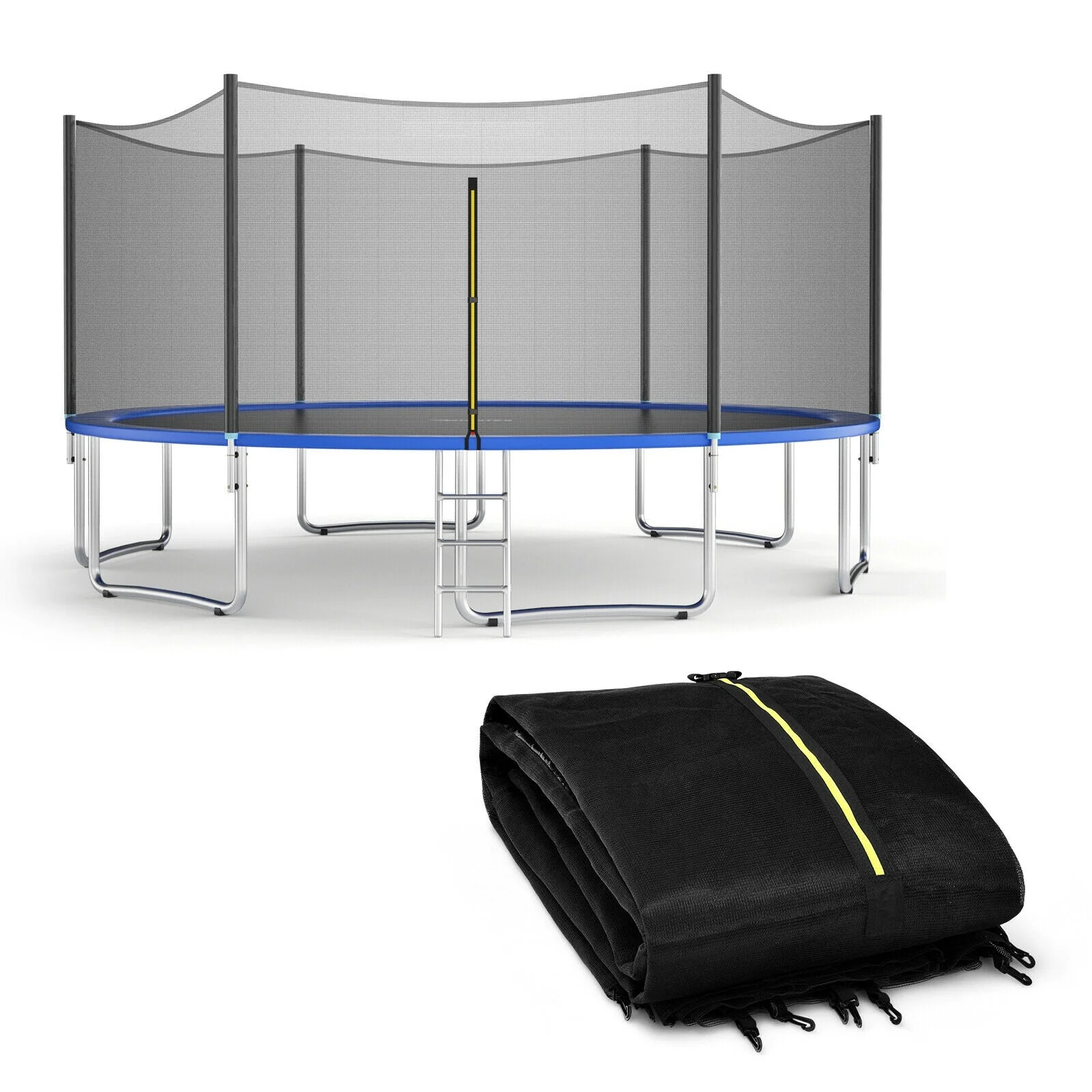 Trampoline Safety Replacement Protection Enclosure Net-16 ft - Image 3