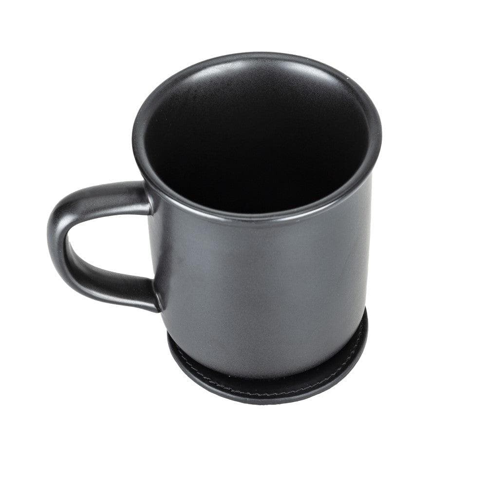 Tucson Genuine Leather Coaster Set of 5 with Holder - Premium Cup Coasters - Image 7