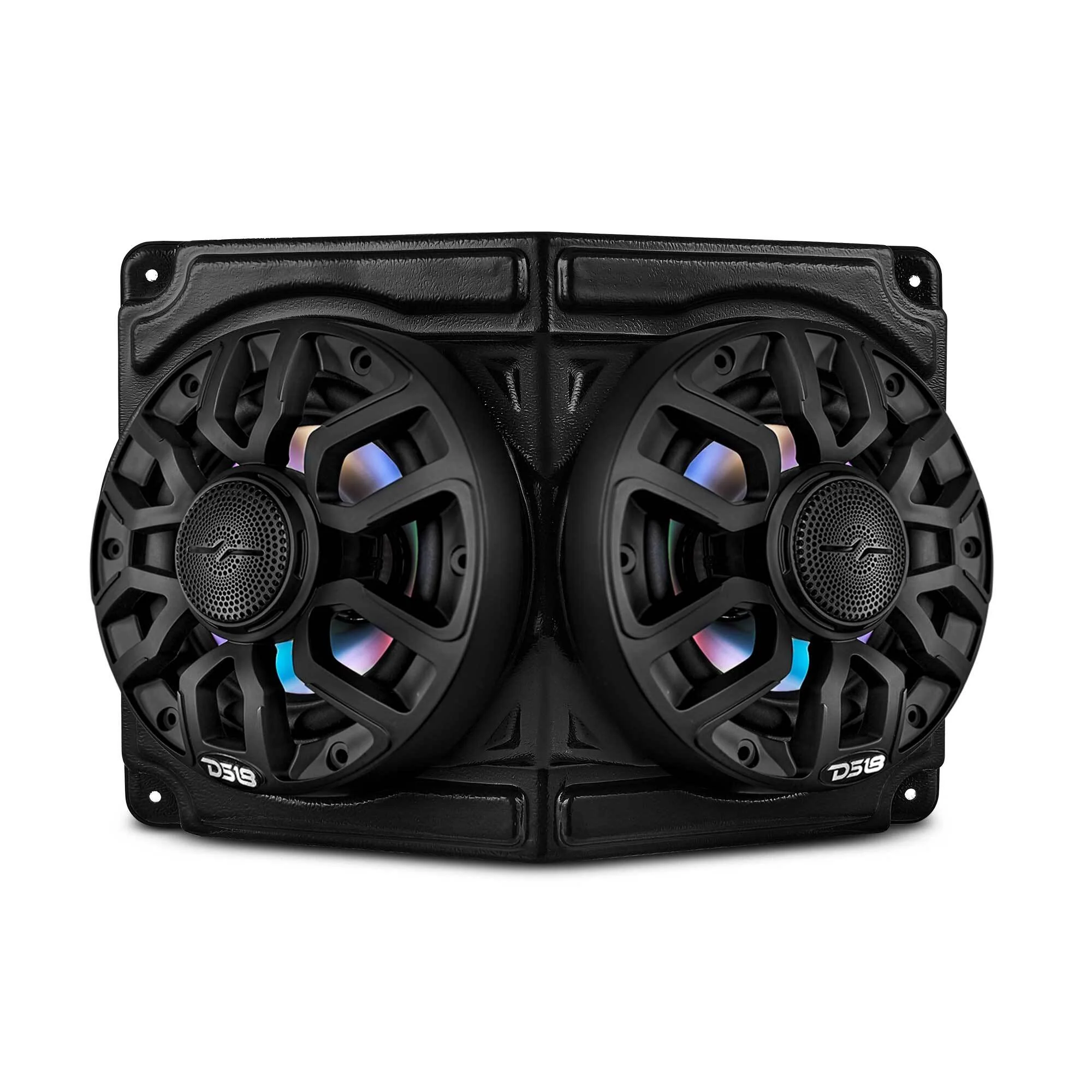 Universal Overhead Flat Mount Pod For Two 6.5” Speakers - Great for ATVs, UTVs, Golf Carts, Boats and more - Image 2
