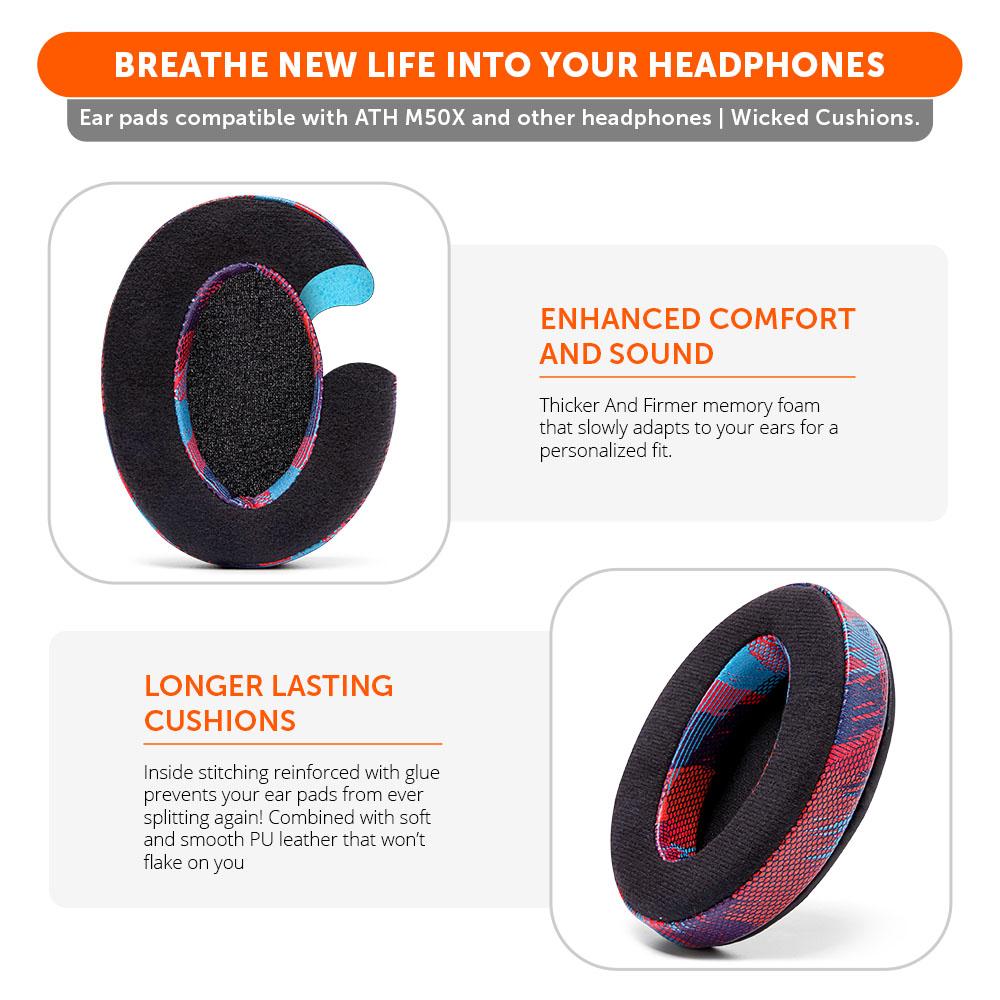 Upgraded Gaming Earpads - Hybrid Velour - Image 10