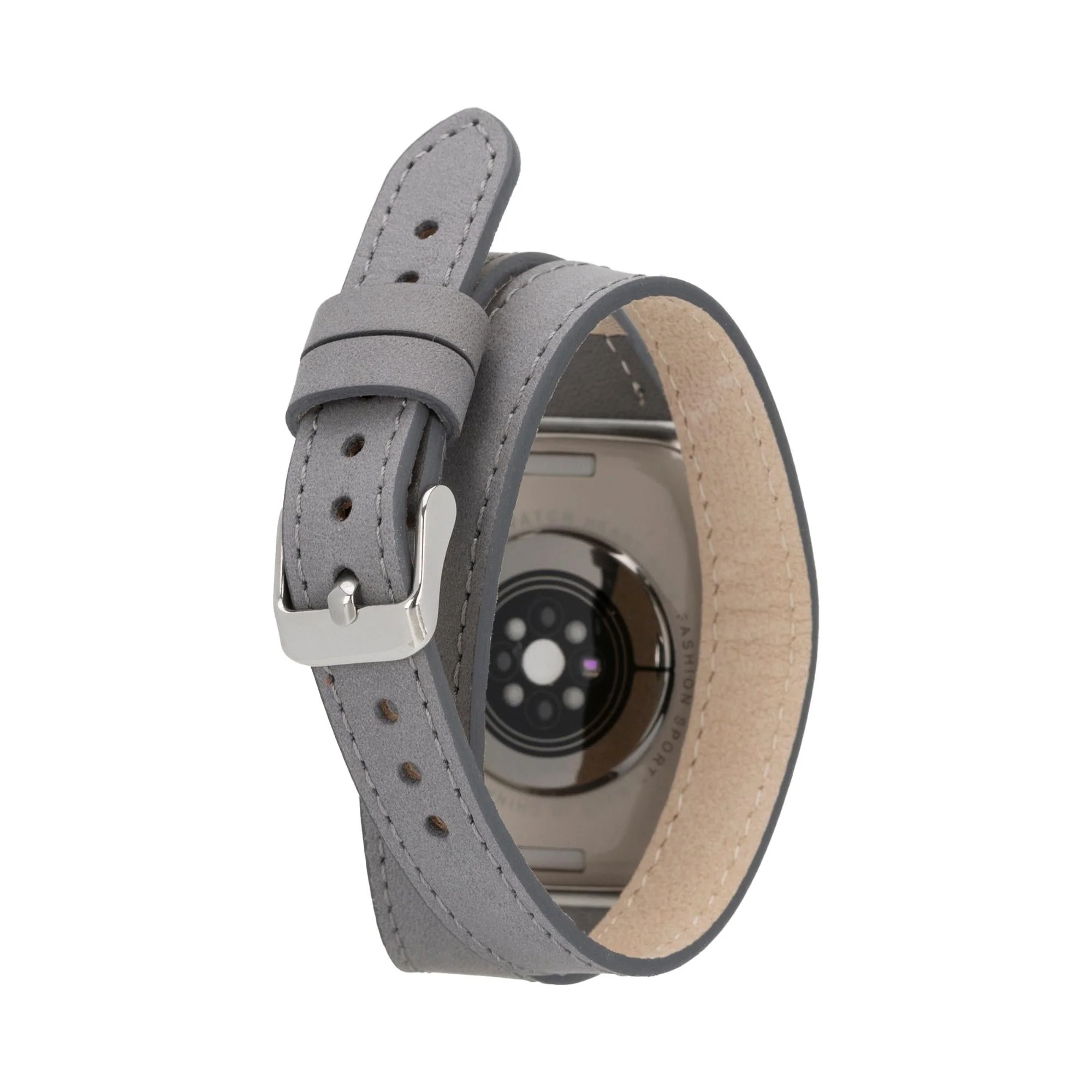 Vail Double Tour Leather Bands for Apple Watch 9, Ultra 2 and SE - Image 10