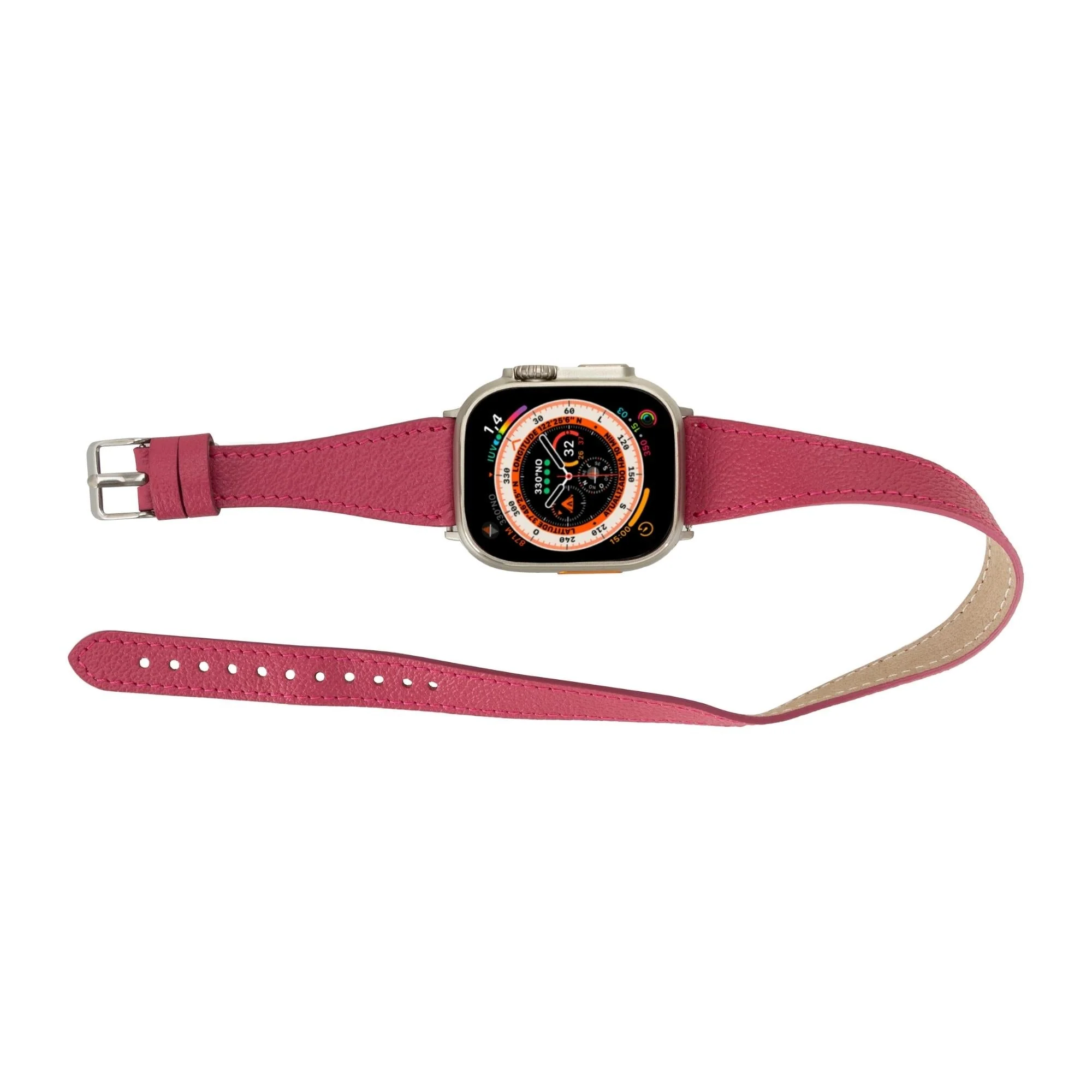 Vail Double Tour Leather Bands for Apple Watch 9, Ultra 2 and SE - Image 19