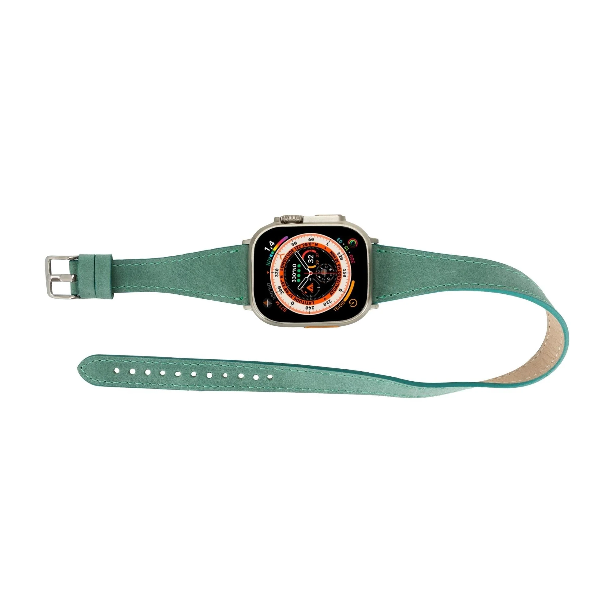 Vail Double Tour Leather Bands for Apple Watch 9, Ultra 2 and SE - Image 23