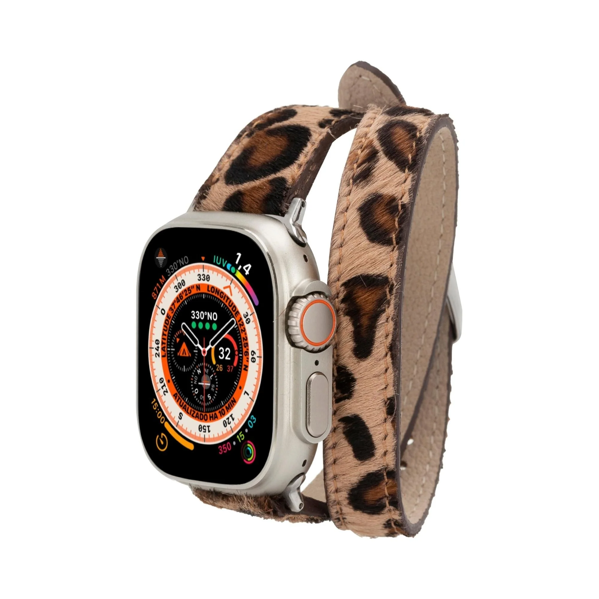 Vail Double Tour Leather Bands for Apple Watch 9, Ultra 2 and SE - Image 25