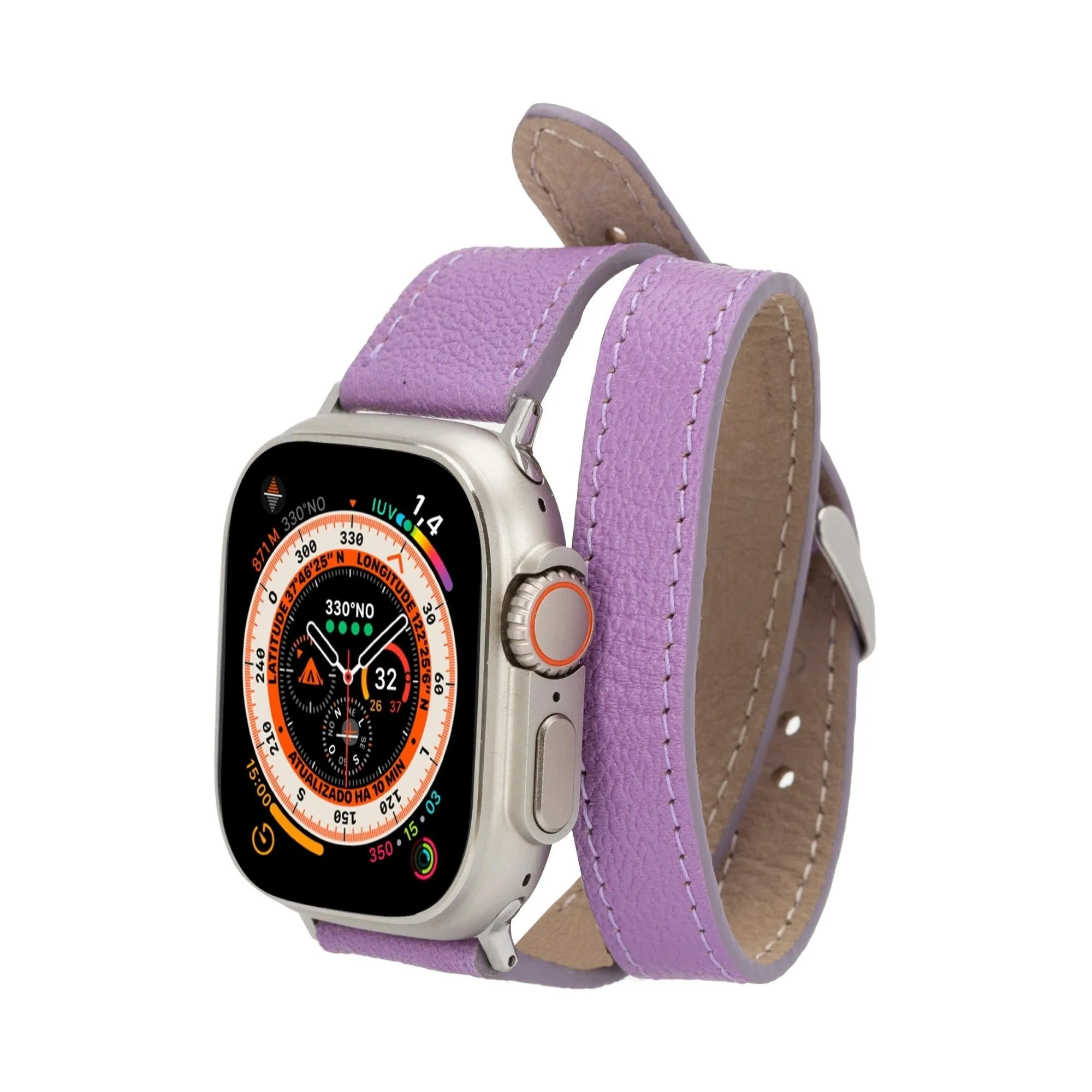 Vail Double Tour Leather Bands for Apple Watch 9, Ultra 2 and SE - Image 29
