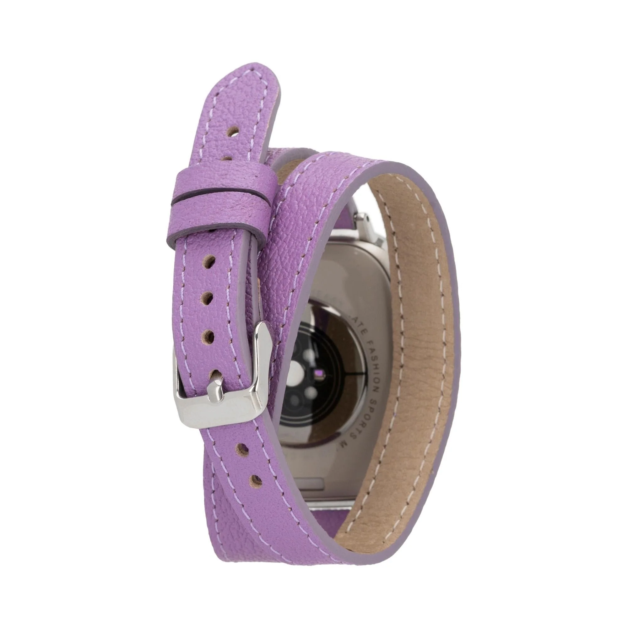 Vail Double Tour Leather Bands for Apple Watch 9, Ultra 2 and SE - Image 30