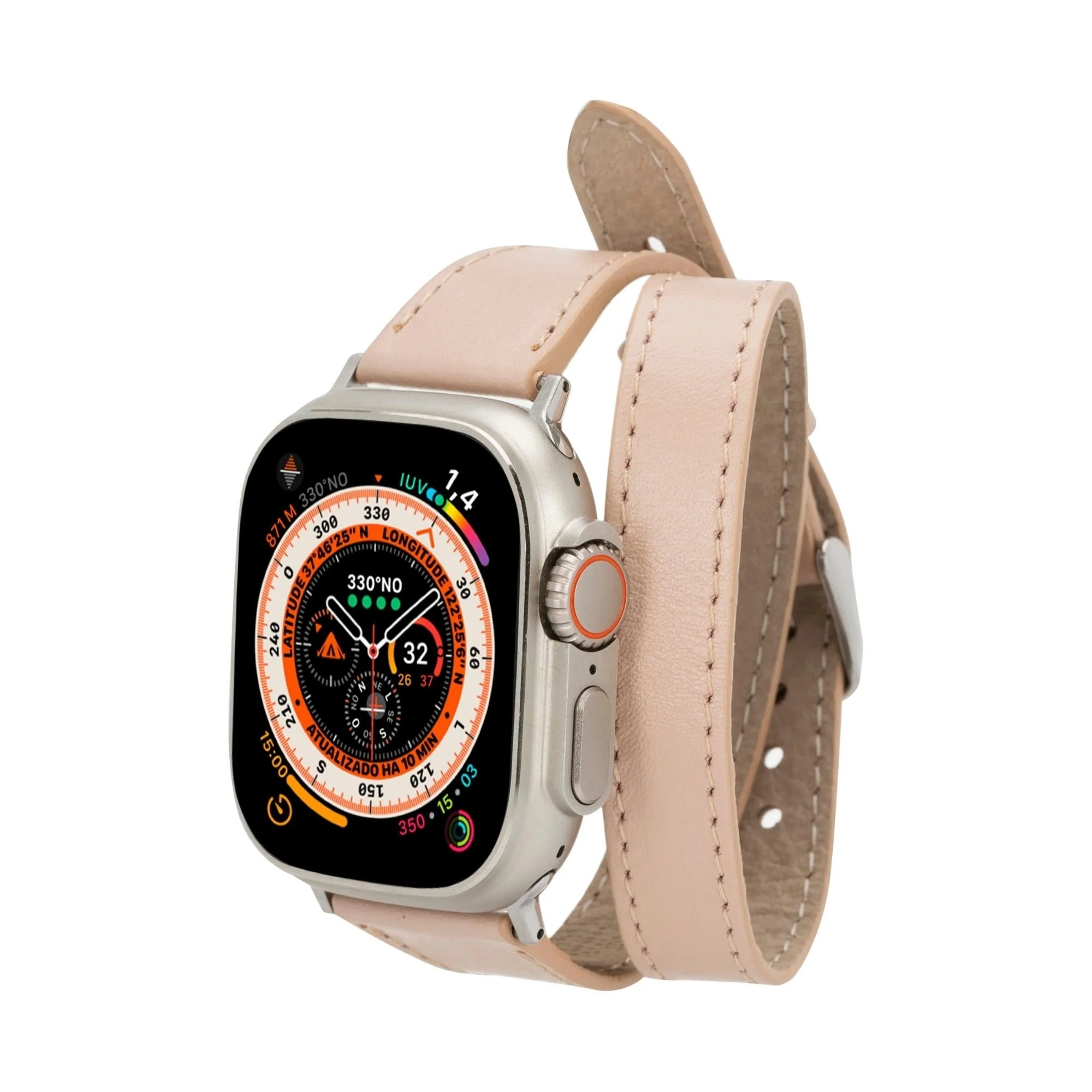 Vail Double Tour Leather Bands for Apple Watch 9, Ultra 2 and SE - Image 37