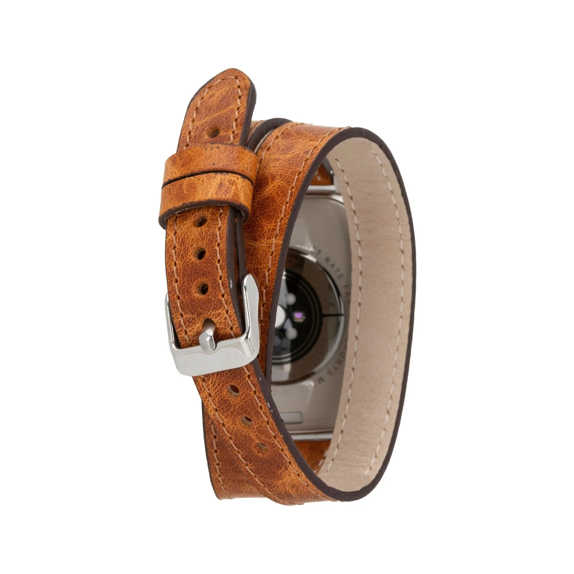 Vail Double Tour Leather Bands for Apple Watch 9, Ultra 2 and SE - Image 42