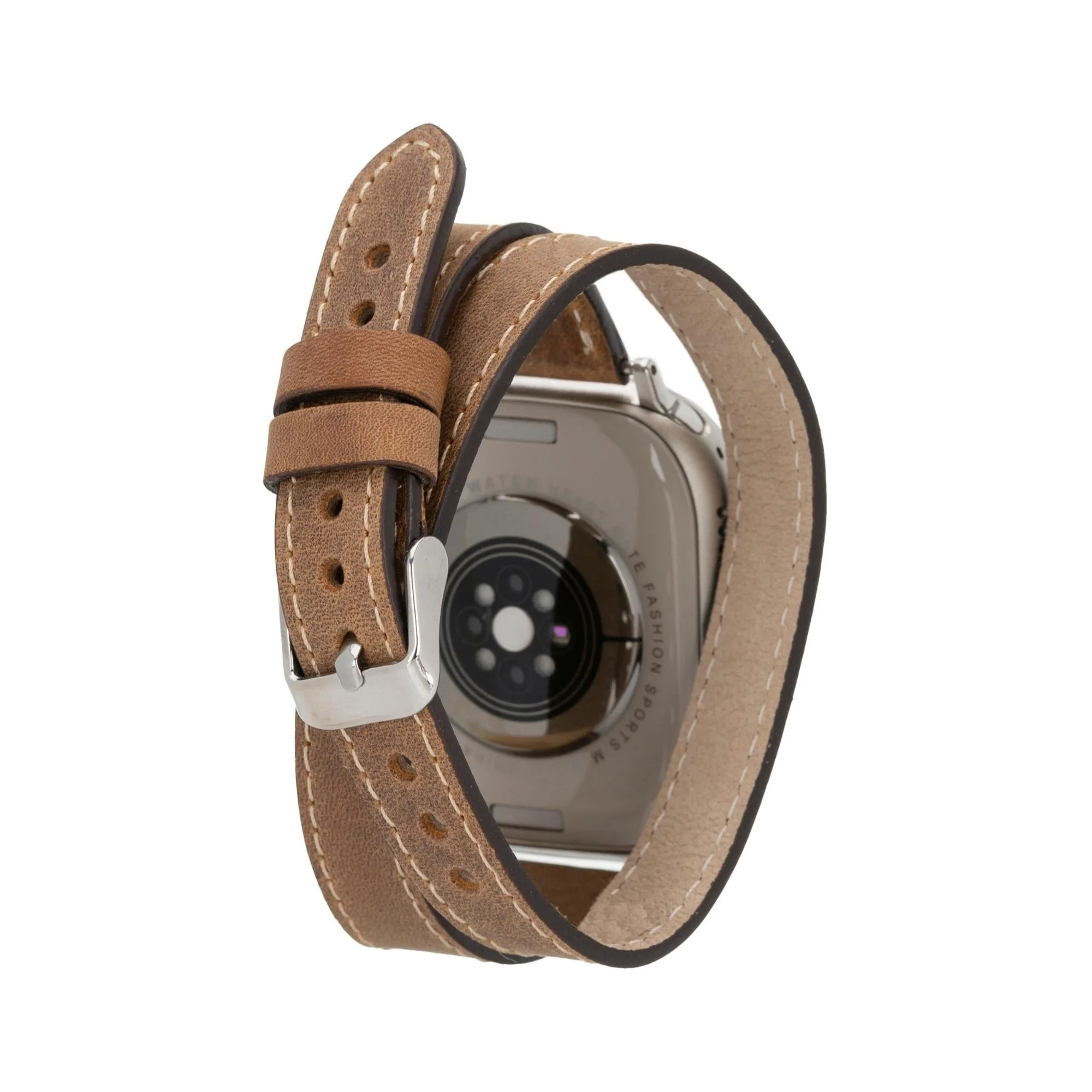 Vail Double Tour Leather Bands for Apple Watch 9, Ultra 2 and SE - Image 46
