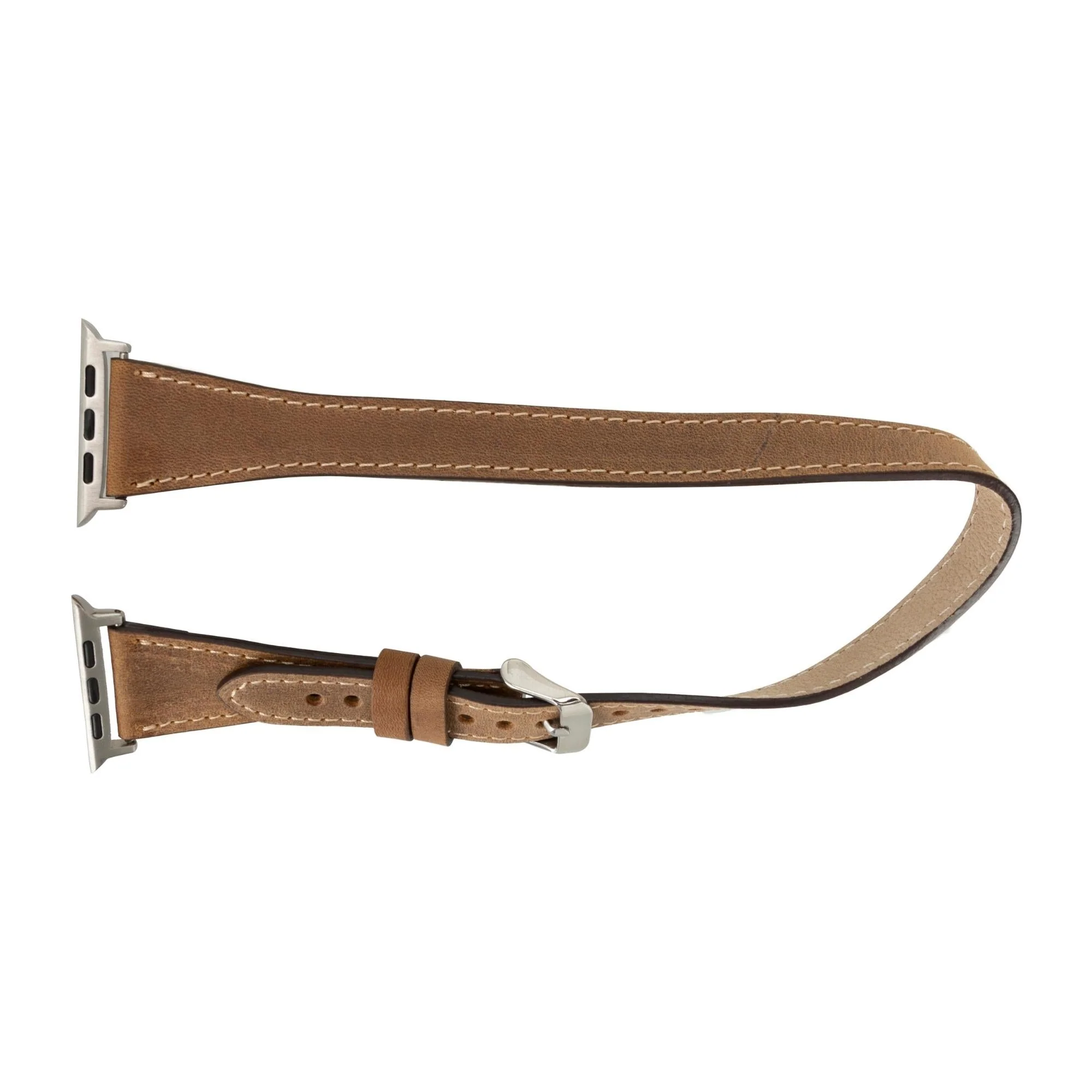Vail Double Tour Leather Bands for Apple Watch 9, Ultra 2 and SE - Image 48