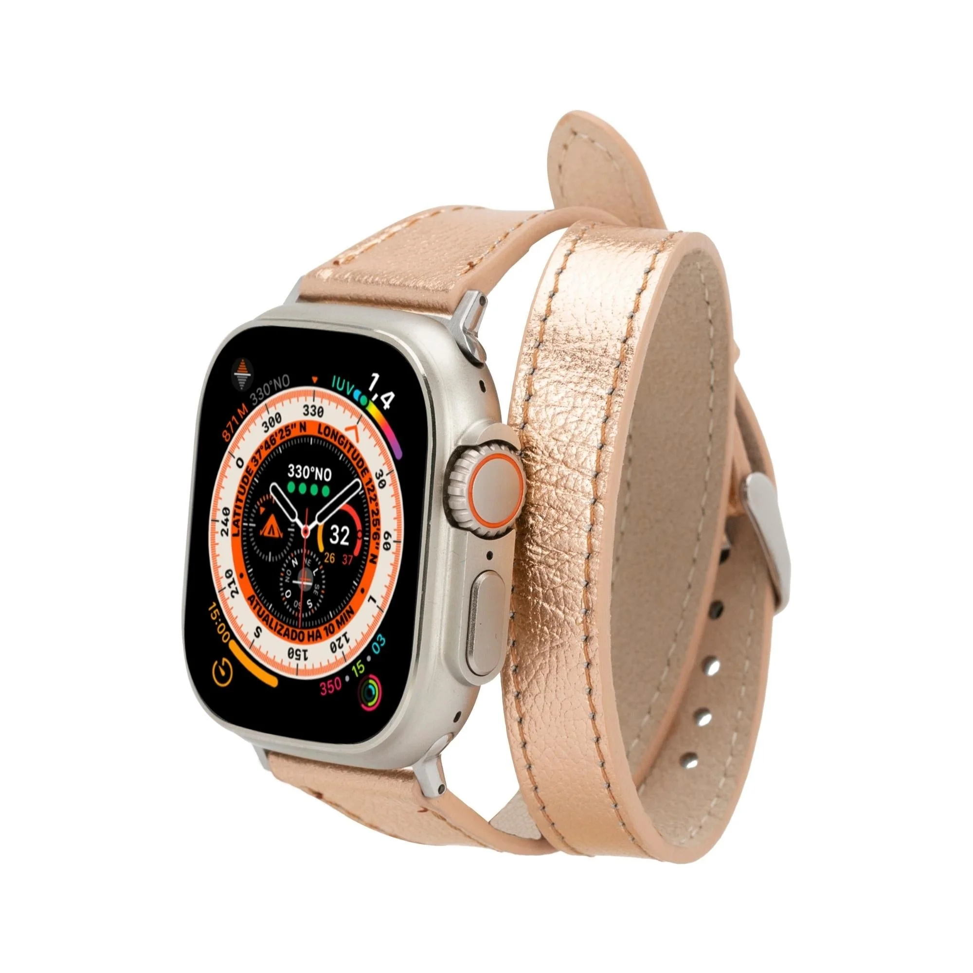 Vail Double Tour Leather Bands for Apple Watch 9, Ultra 2 and SE - Image 57