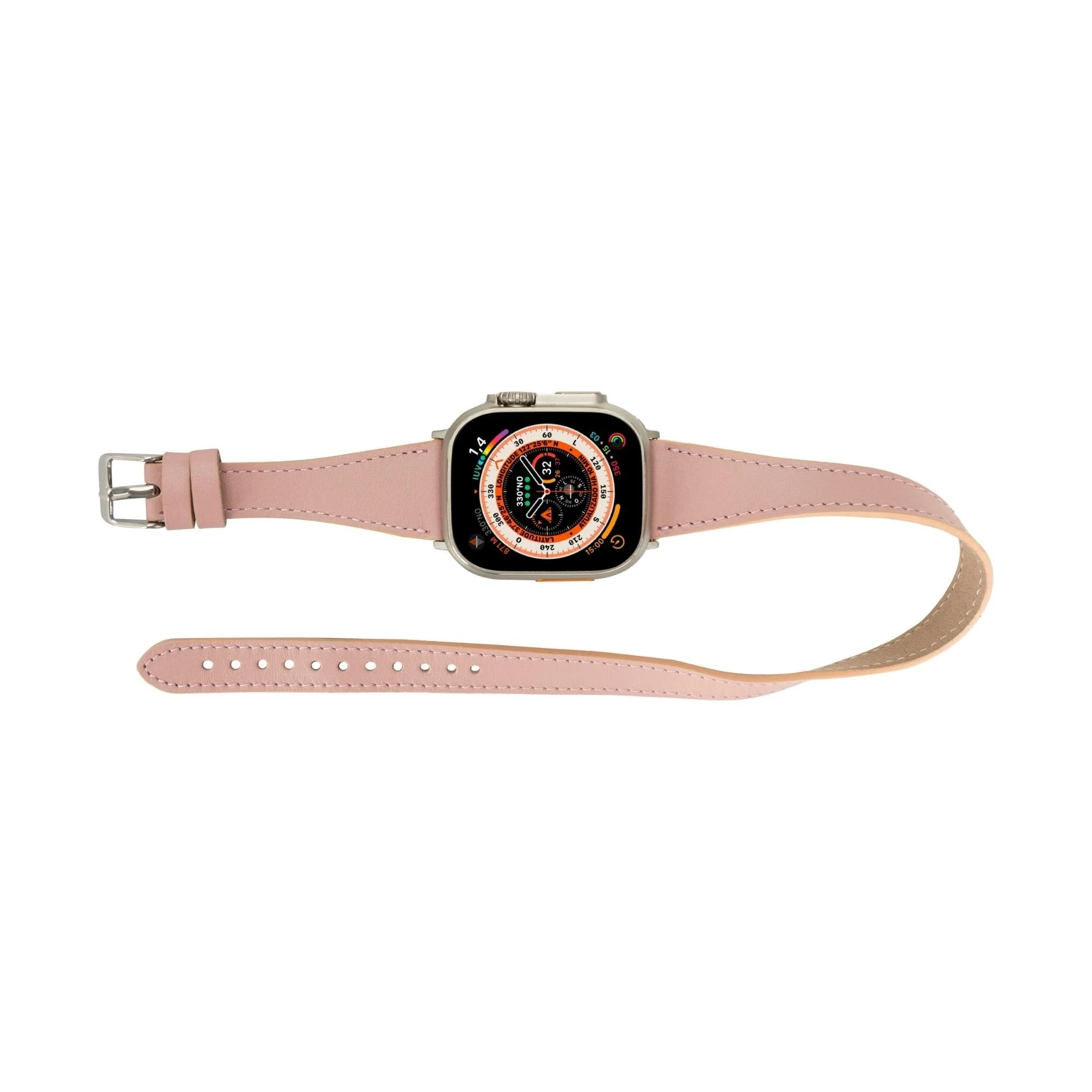 Vail Double Tour Leather Bands for Apple Watch 9, Ultra 2 and SE - Image 7
