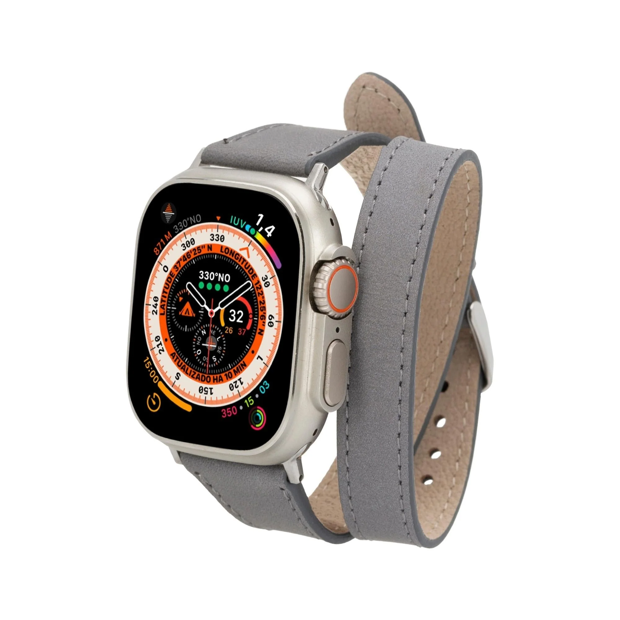 Vail Double Tour Leather Bands for Apple Watch 9, Ultra 2 and SE - Image 9