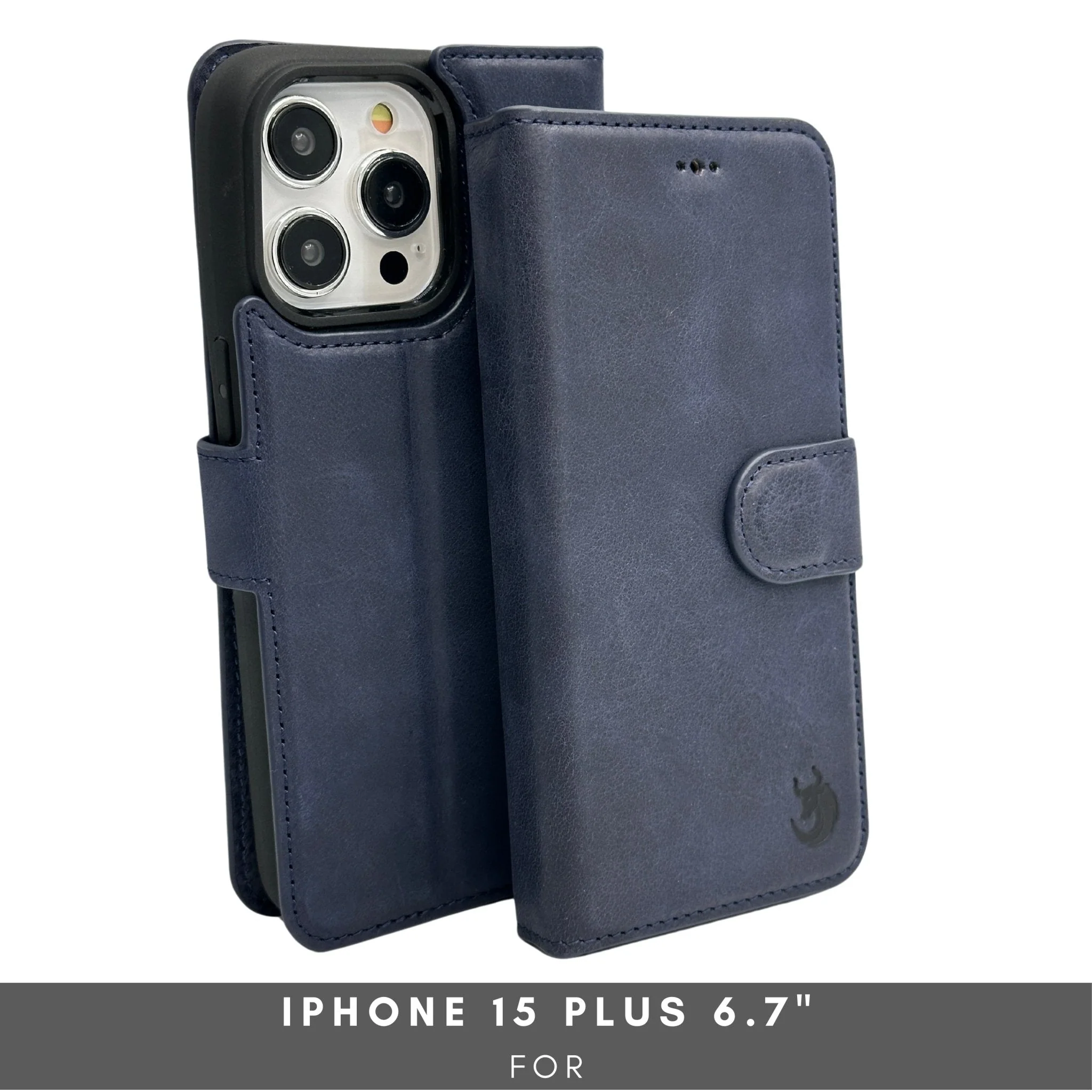 Vegas Premium Leather iPhone 15 Plus Wallet Case with MagSafe | Detachable RFID Blocking Luxury Wallet - Image 20
