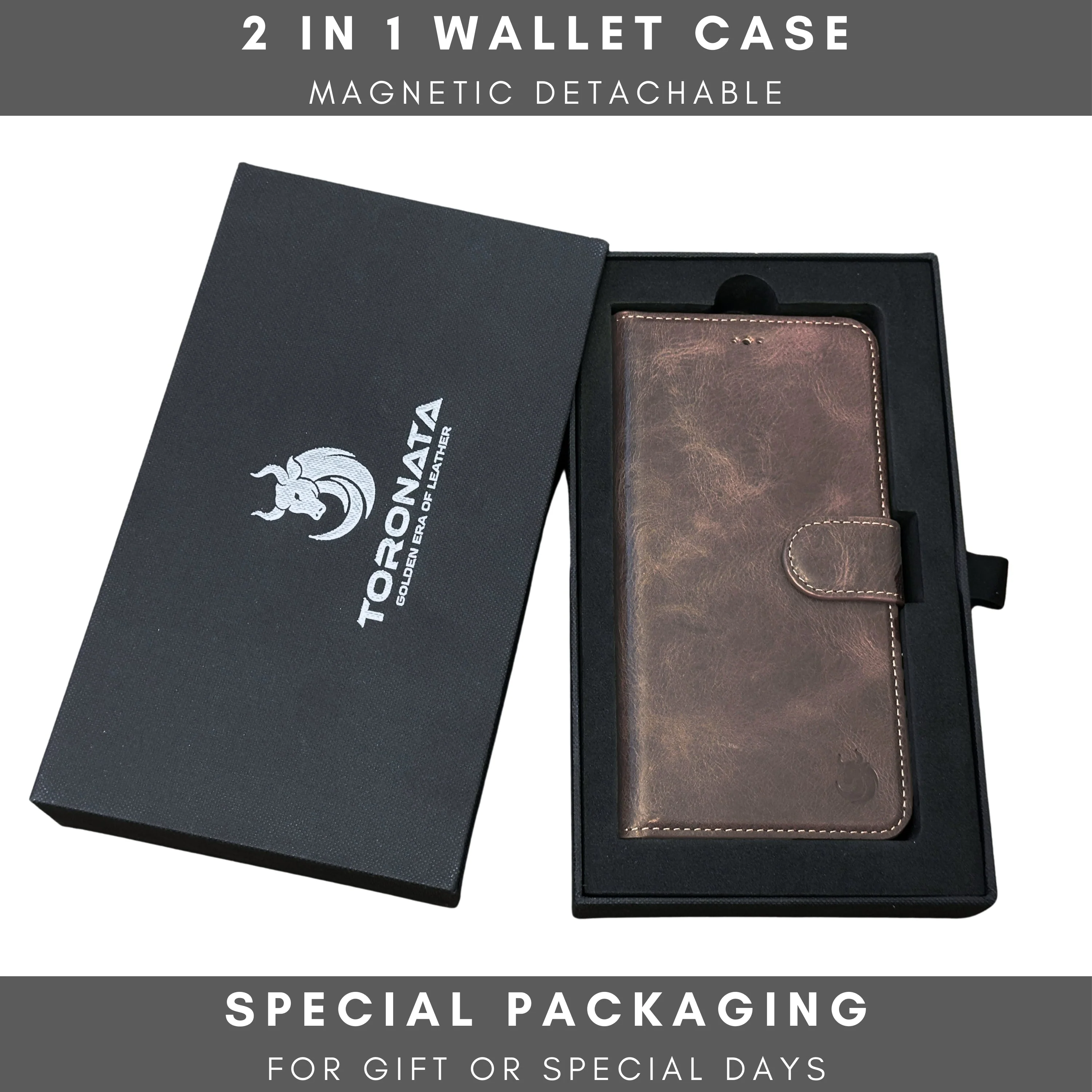 Vegas Premium Leather iPhone 15 Plus Wallet Case with MagSafe | Detachable RFID Blocking Luxury Wallet - Image 33