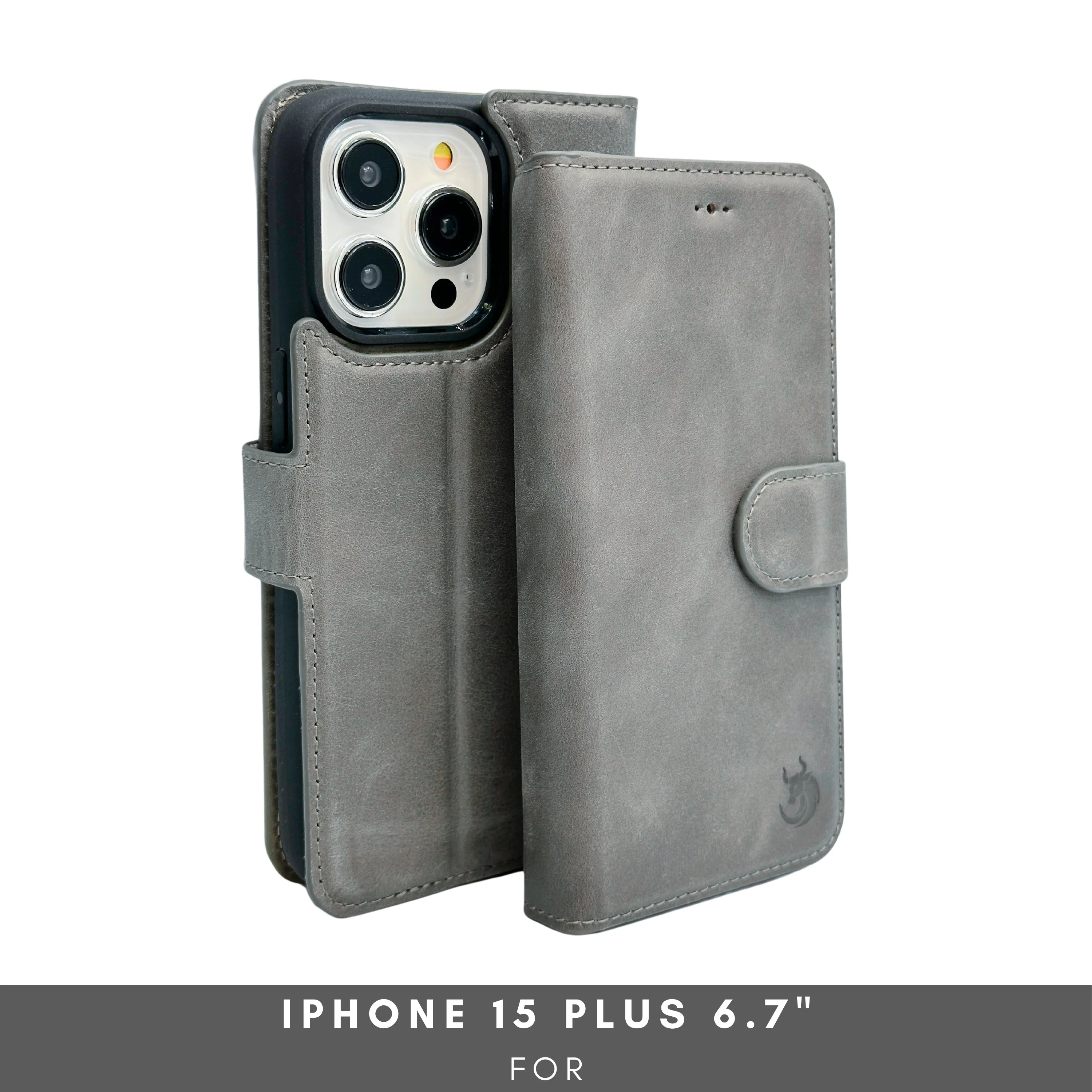 Vegas Premium Leather iPhone 15 Plus Wallet Case with MagSafe | Detachable RFID Blocking Luxury Wallet - Image 57