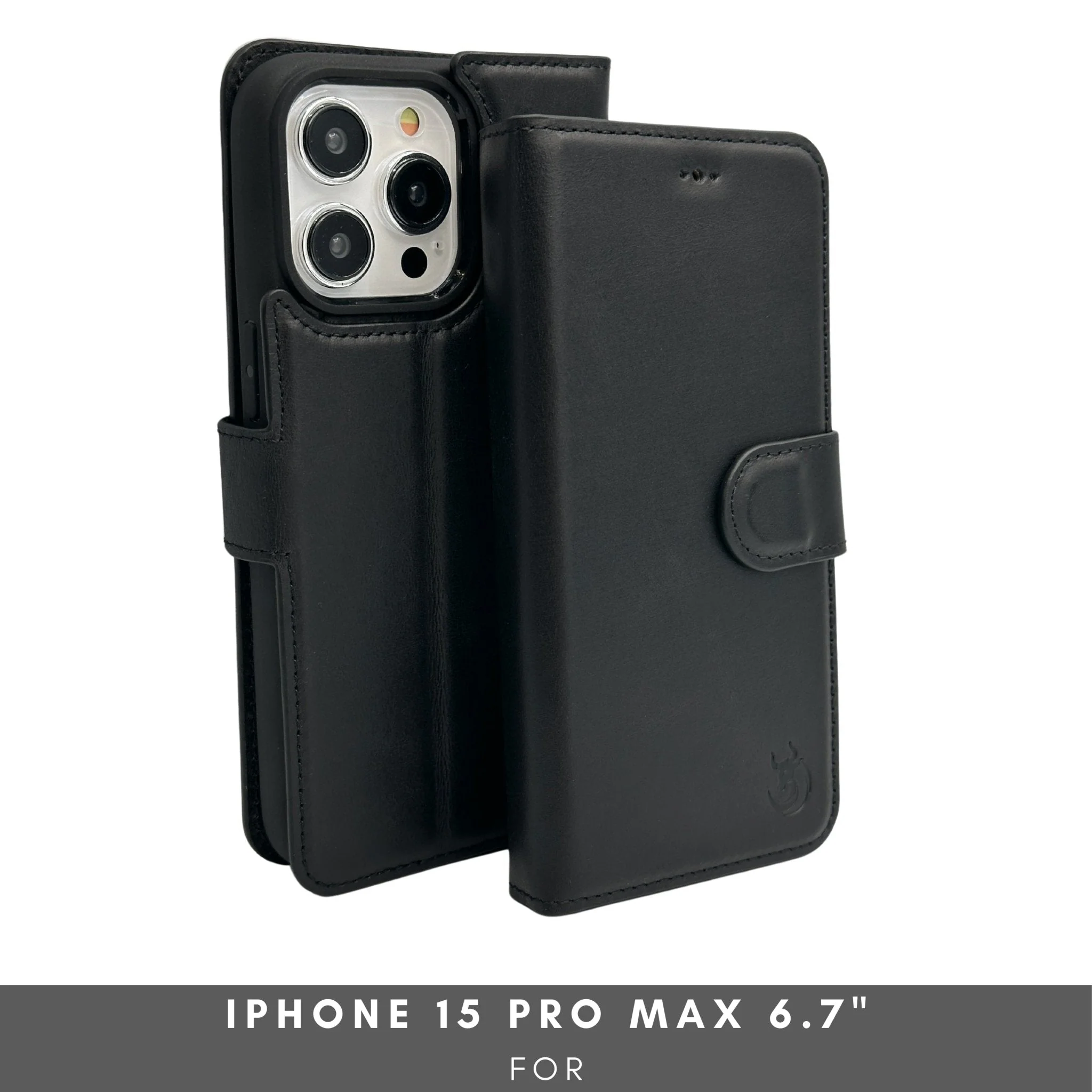 Vegas Premium Leather iPhone 15 Pro Max Wallet Case with MagSafe | Detachable RFID Blocking Luxury Wallet - Image 11
