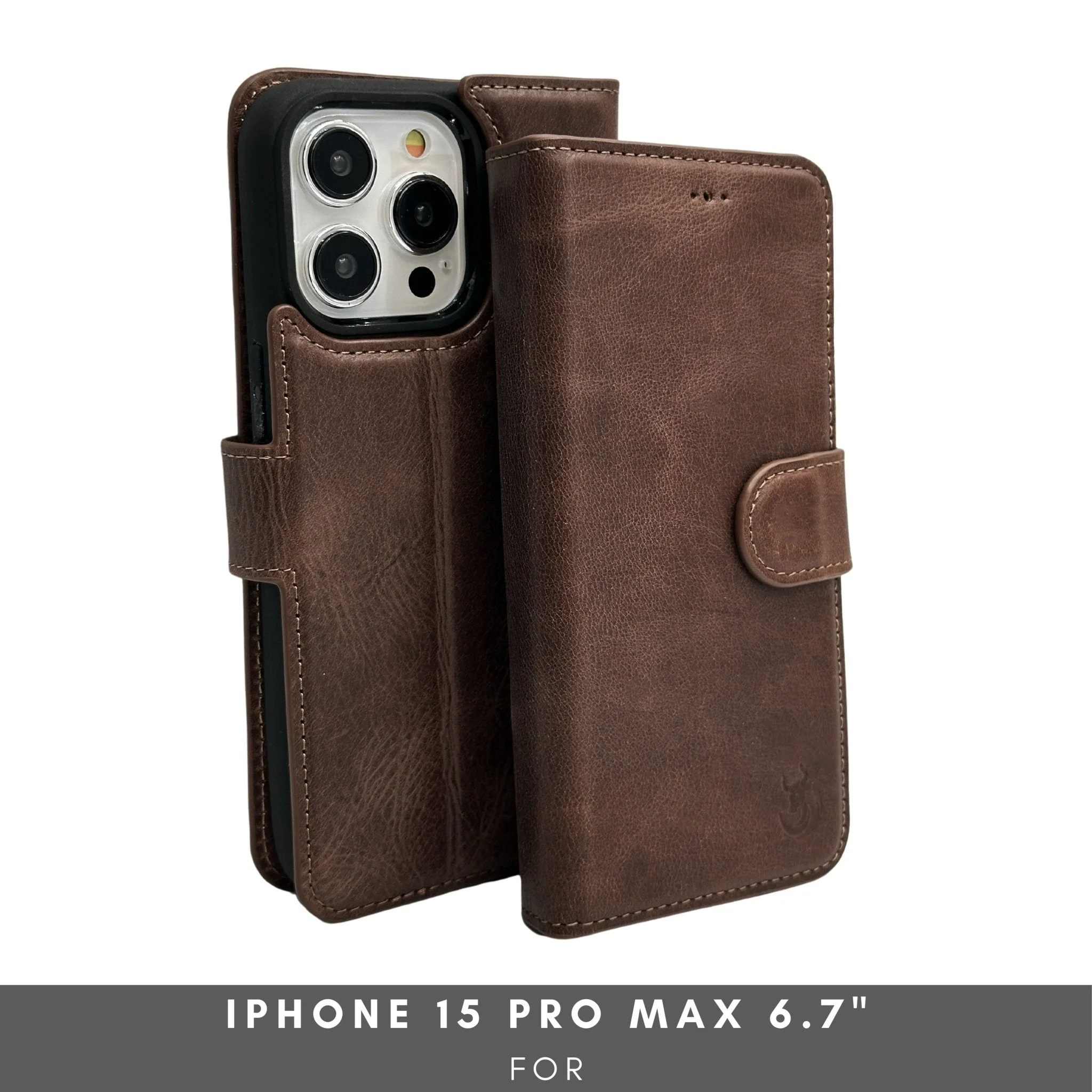 Vegas Premium Leather iPhone 15 Pro Max Wallet Case with MagSafe | Detachable RFID Blocking Luxury Wallet - Image 30