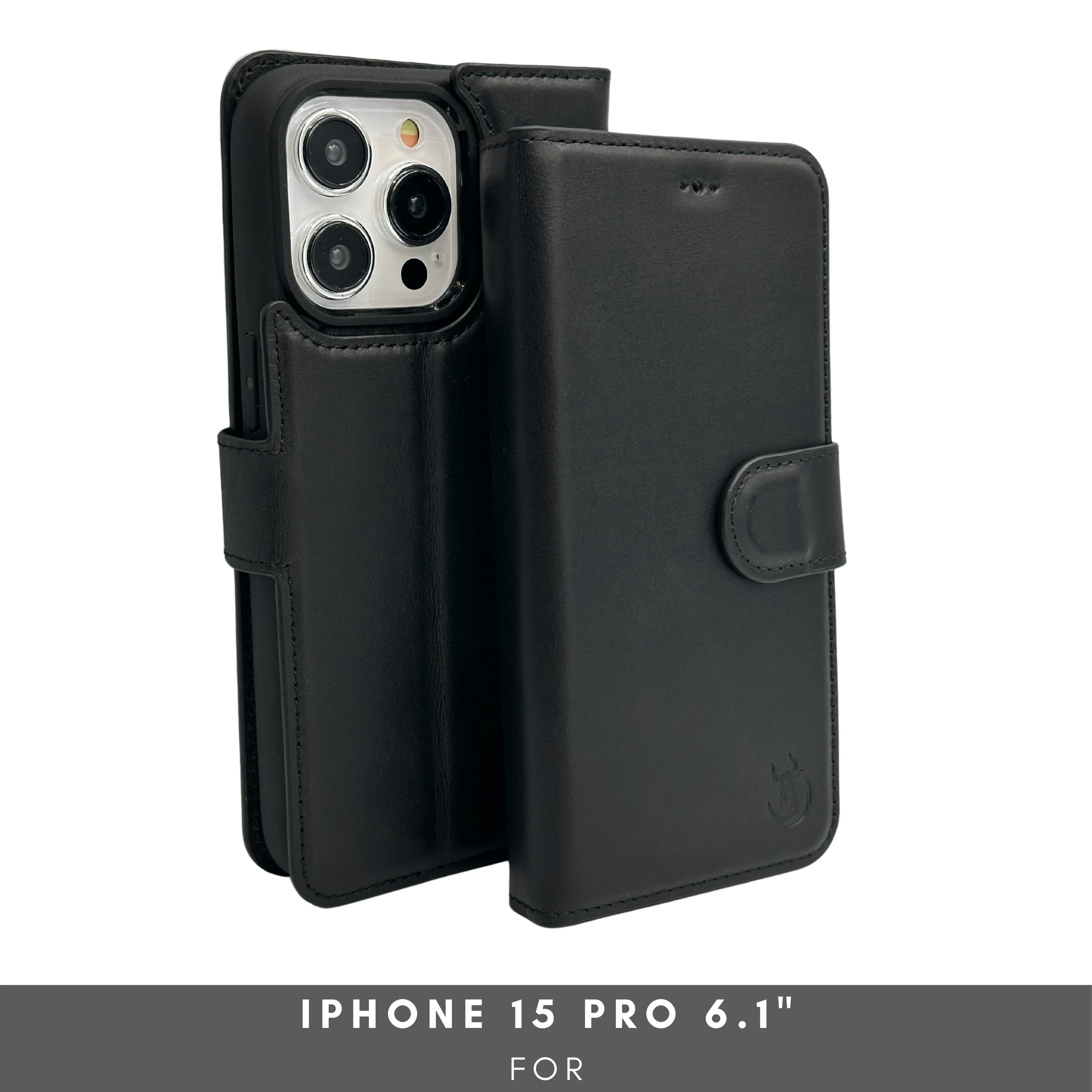 Vegas Premium Leather iPhone 15 Pro Wallet Case with MagSafe | Detachable RFID Blocking Luxury Wallet - Image 11