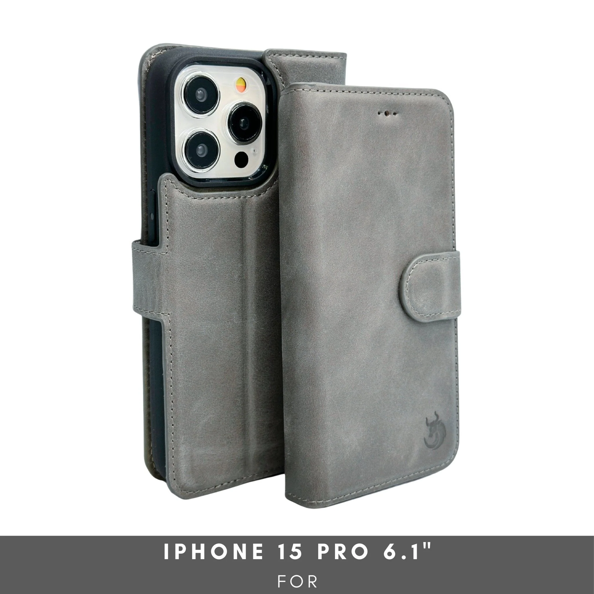 Vegas Premium Leather iPhone 15 Pro Wallet Case with MagSafe | Detachable RFID Blocking Luxury Wallet - Image 57