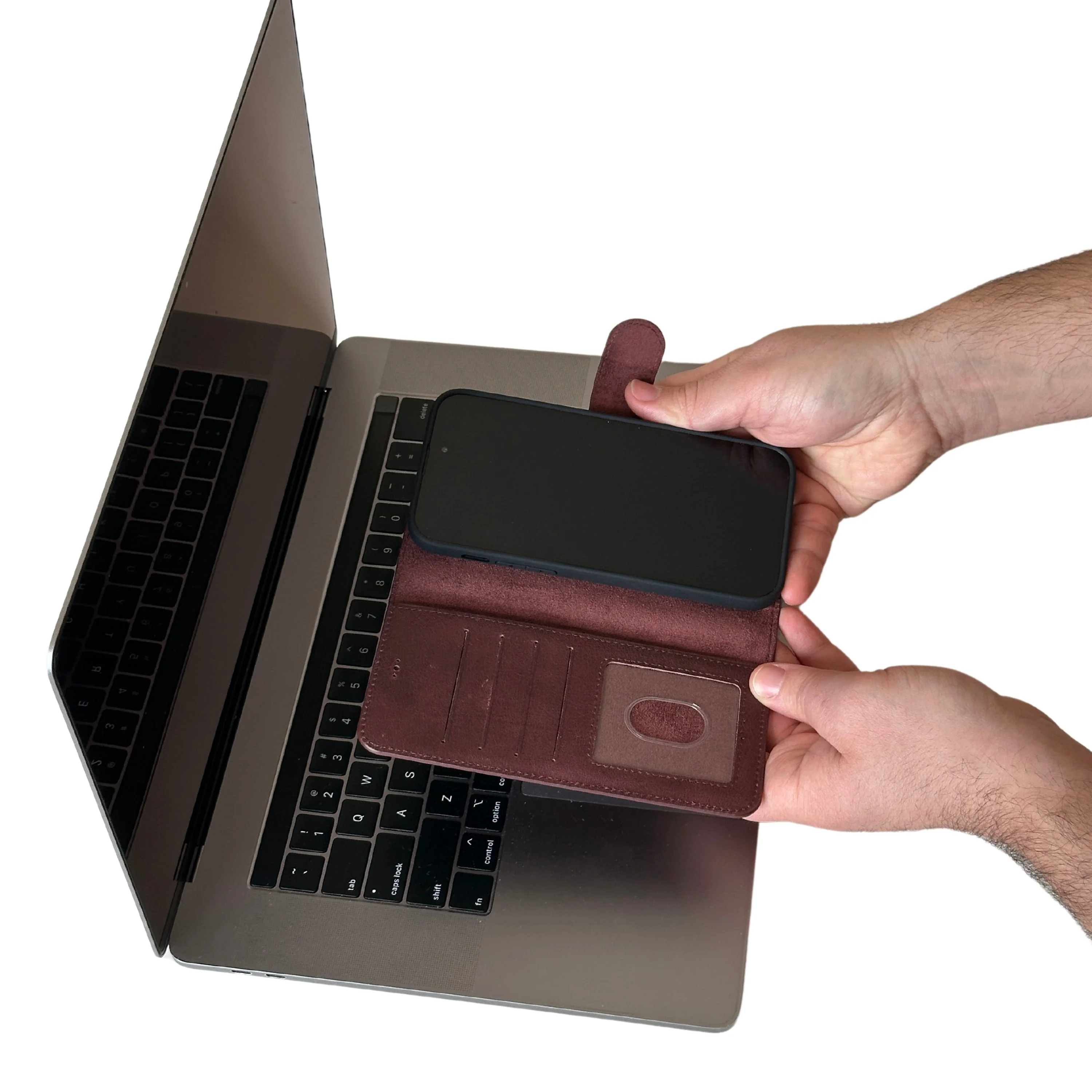 Vegas Premium Leather iPhone 15 Wallet Case with MagSafe | Detachable RFID Blocking Luxury Wallet - Image 52