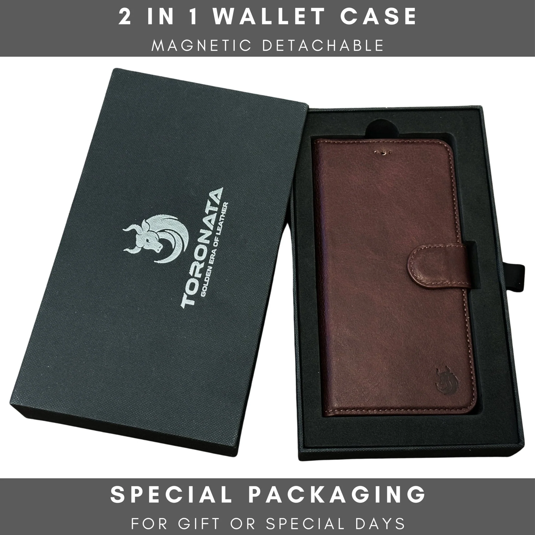 Vegas Premium Leather iPhone 15 Wallet Case with MagSafe | Detachable RFID Blocking Luxury Wallet - Image 53