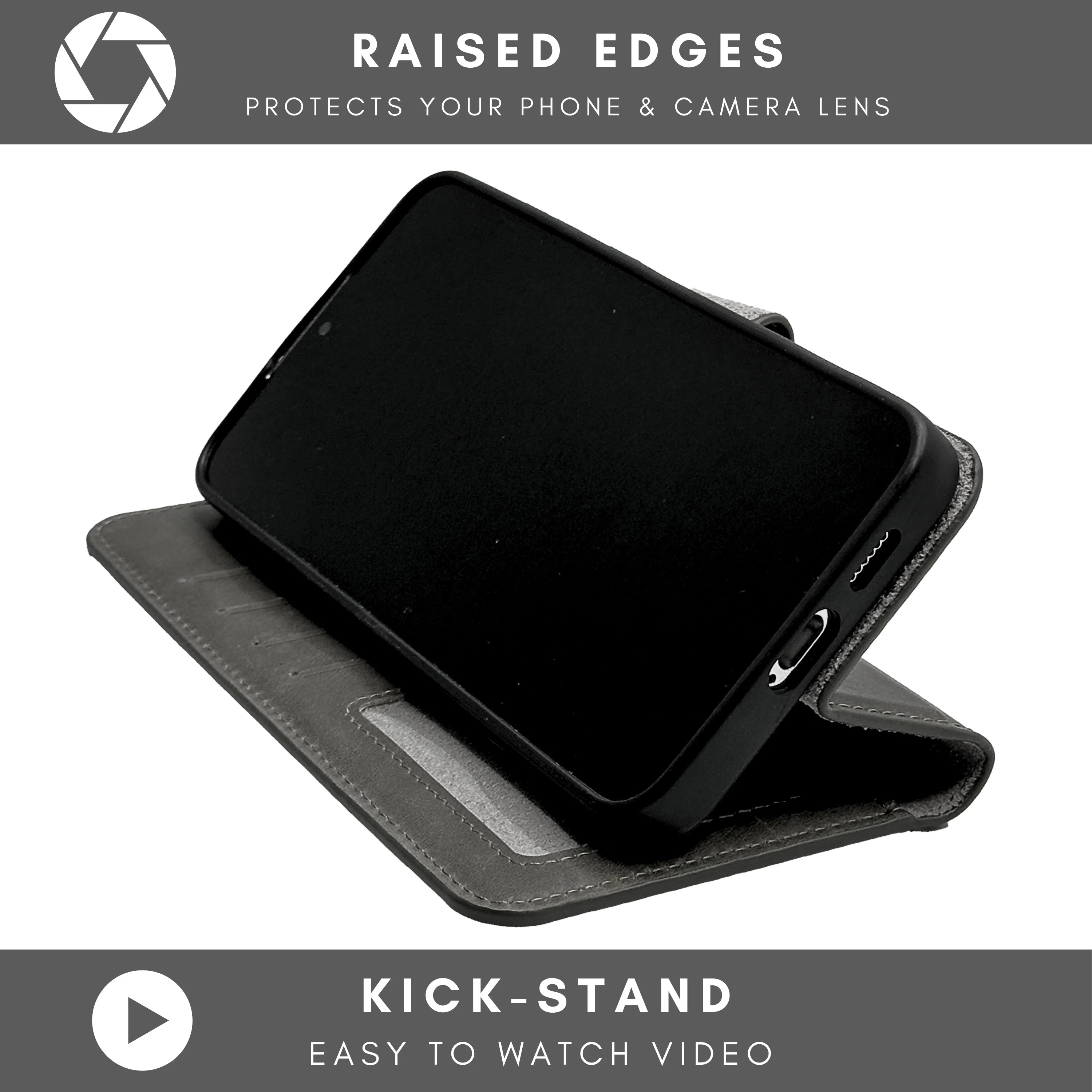 Vegas Premium Leather iPhone 15 Wallet Case with MagSafe | Detachable RFID Blocking Luxury Wallet - Image 60