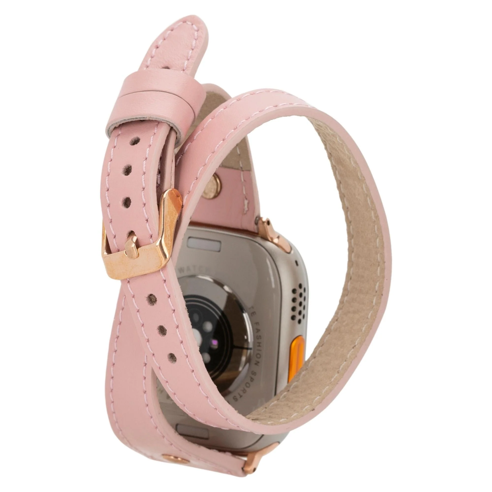 Vernon Double Tour Leather Bands for Apple Watch 9, Ultra 2 and SE - Image 10