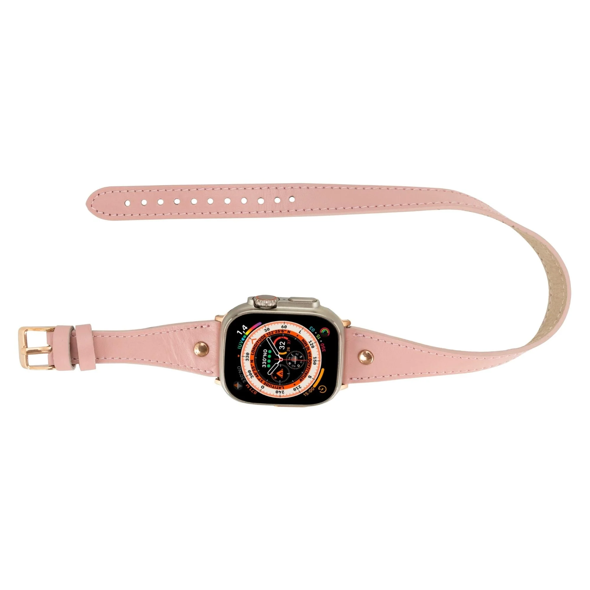 Vernon Double Tour Leather Bands for Apple Watch 9, Ultra 2 and SE - Image 11