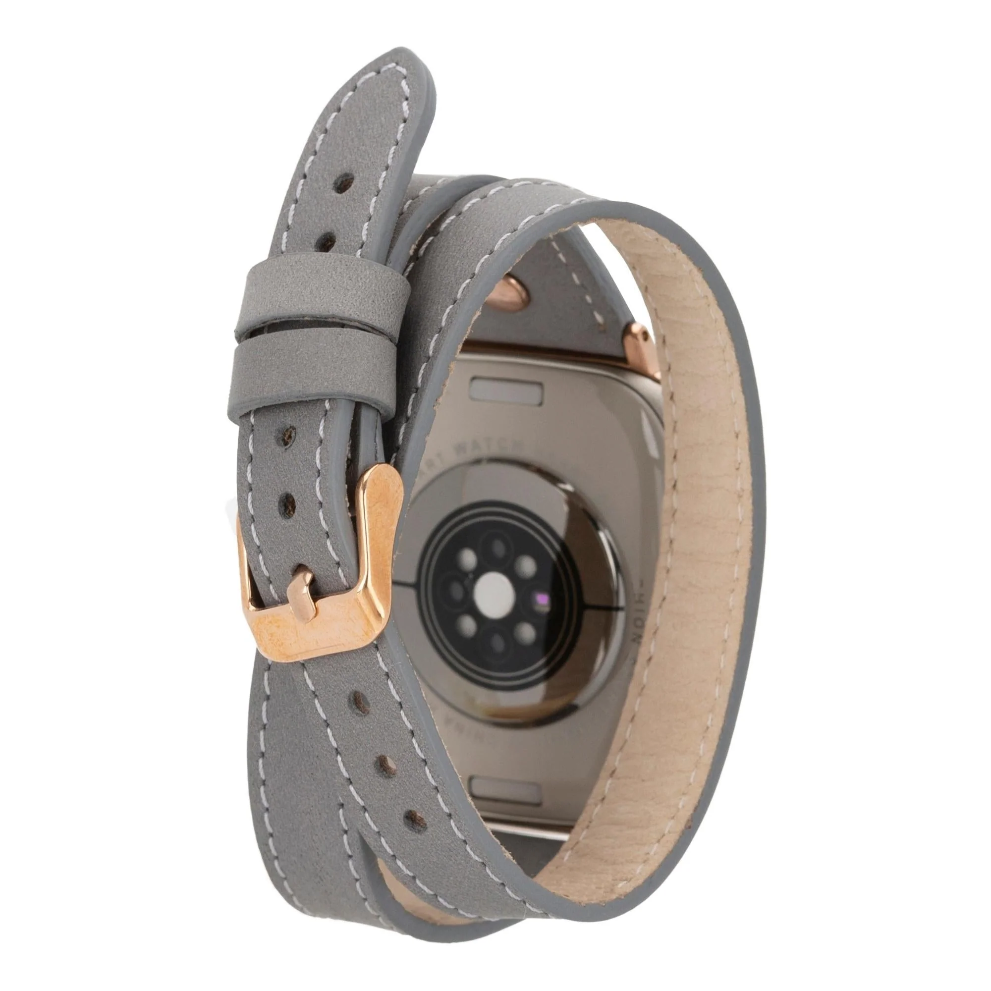 Vernon Double Tour Leather Bands for Apple Watch 9, Ultra 2 and SE - Image 14