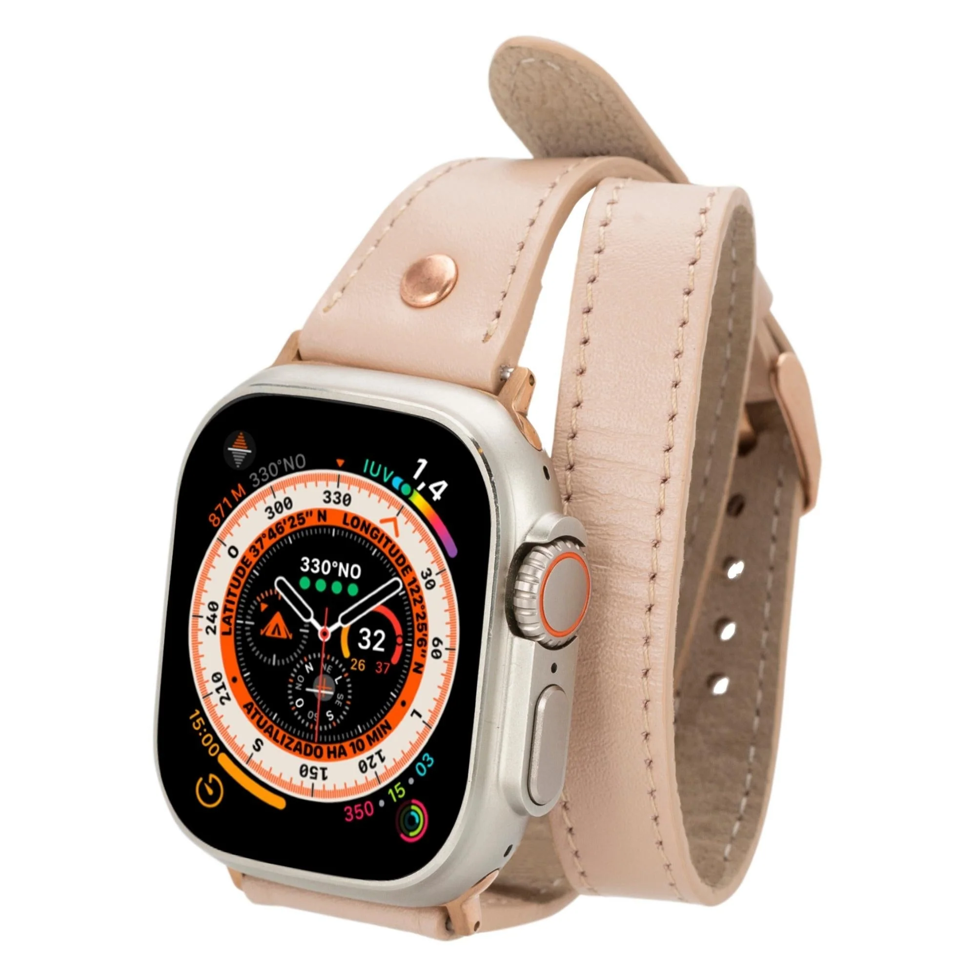 Vernon Double Tour Leather Bands for Apple Watch 9, Ultra 2 and SE - Image 21
